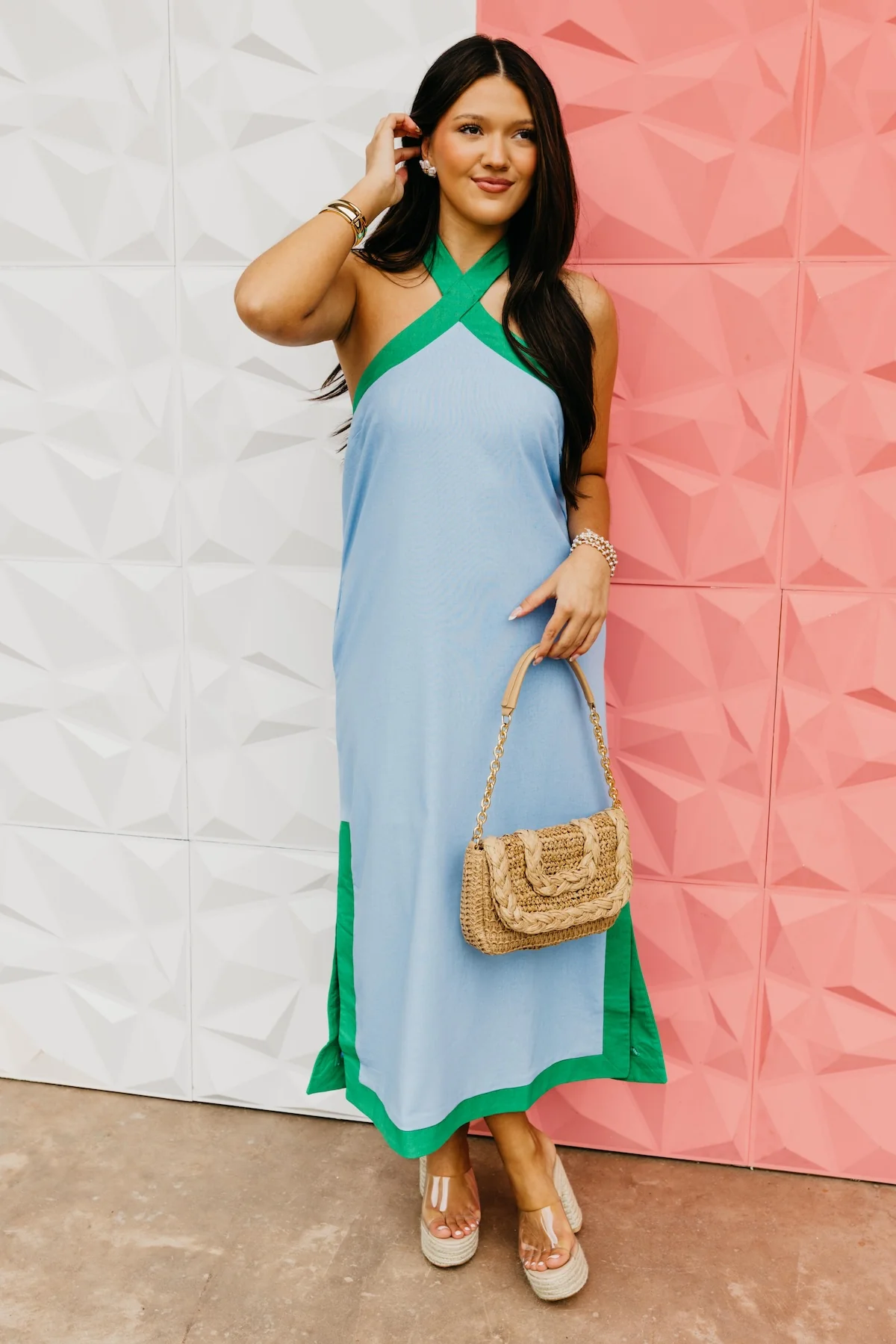 The Kyler Halter Midi Dress - Image 2