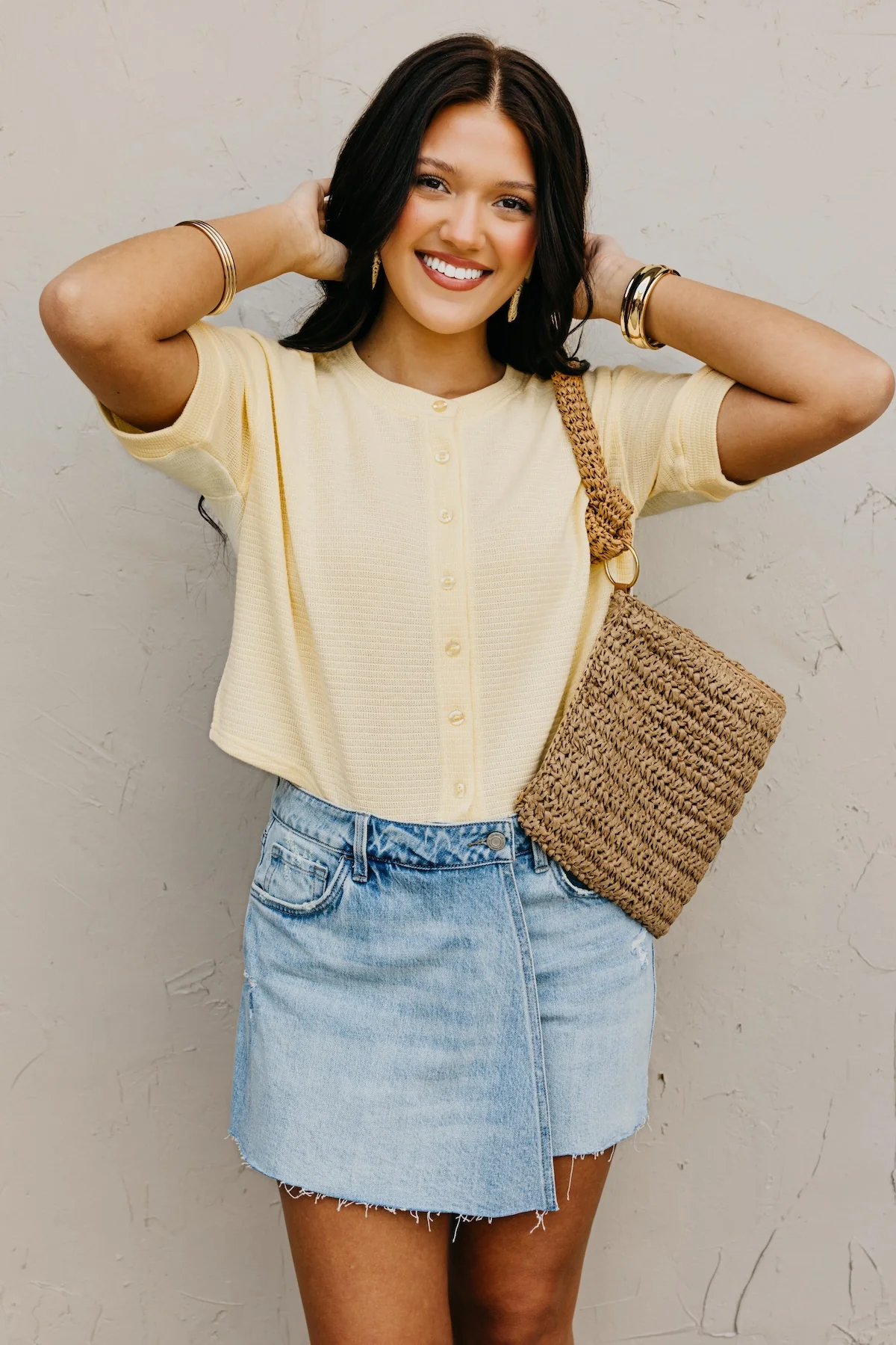 The Kyrie Textured Knit Cardigan - Image 3