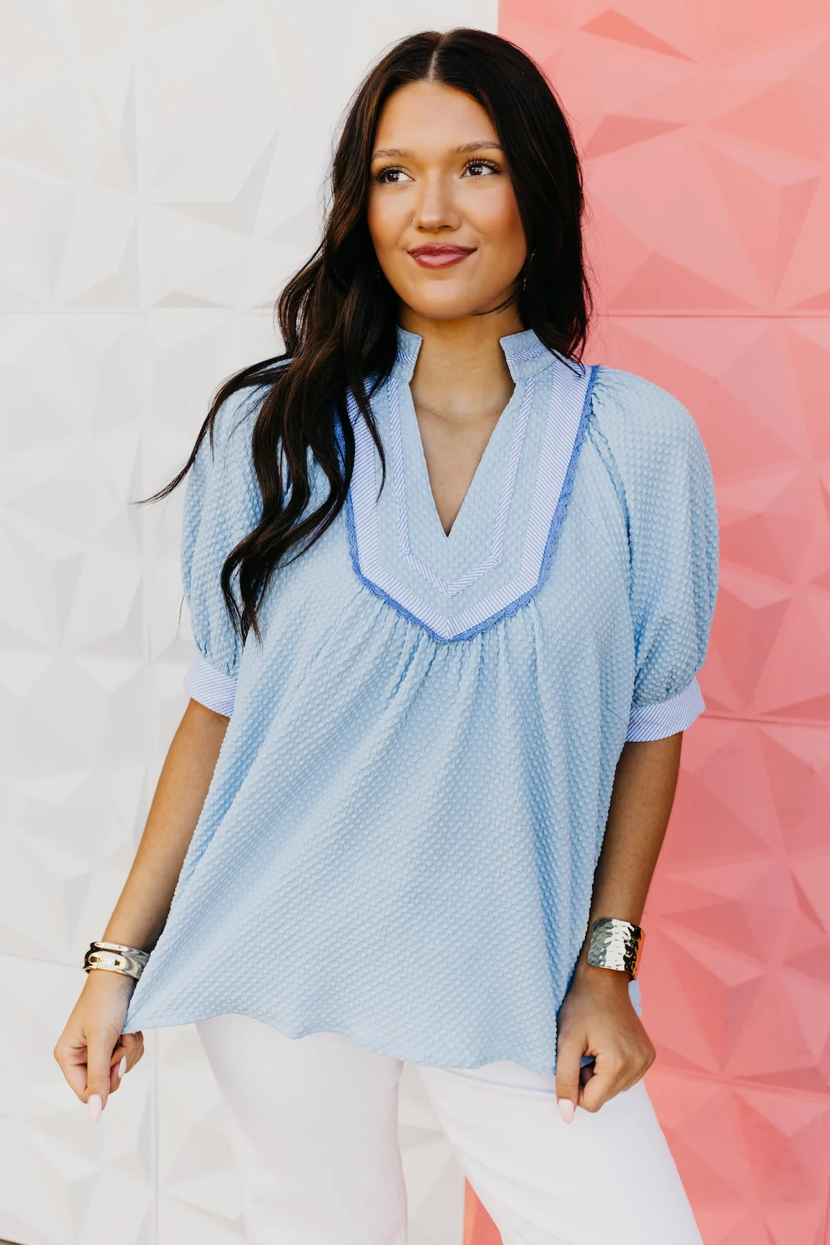 The Lennox Puff Sleeve Blouse - Image 8