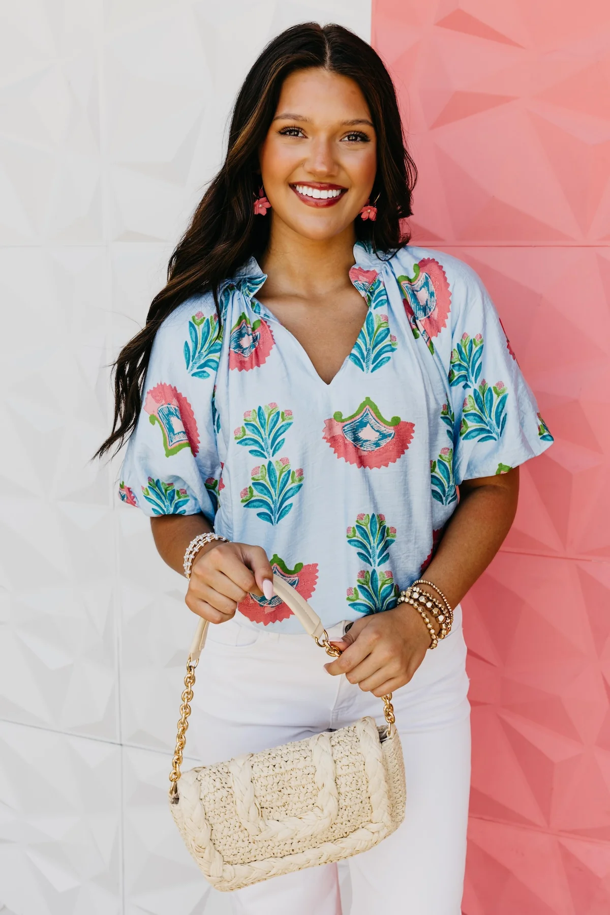 The Luciana Puff Sleeve Blouse - Image 5