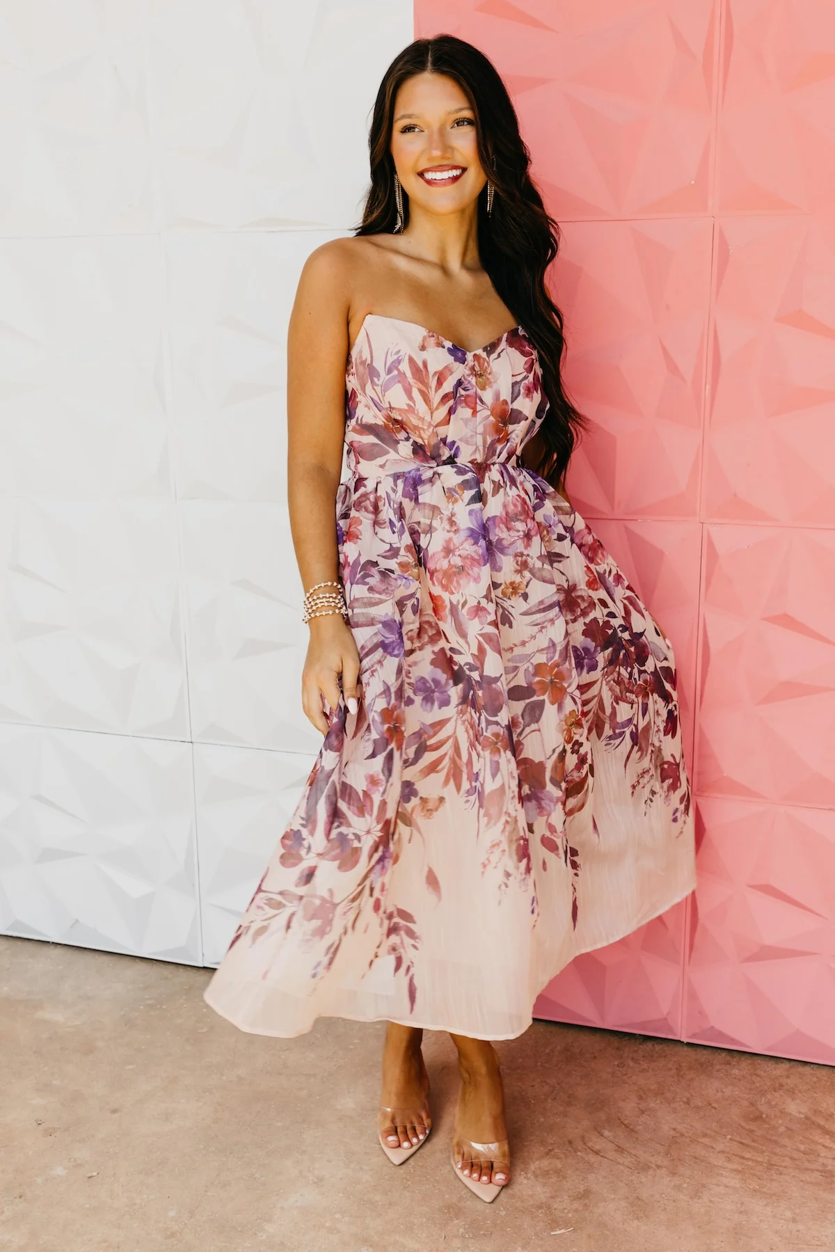The Lydia Floral Midi Dress