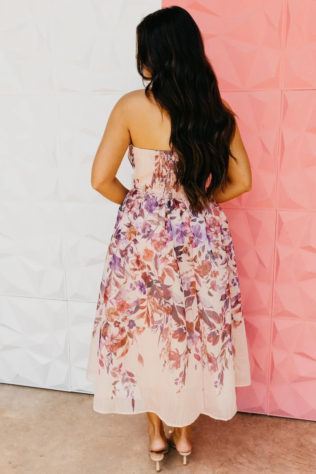 The Lydia Floral Midi Dress - Image 12