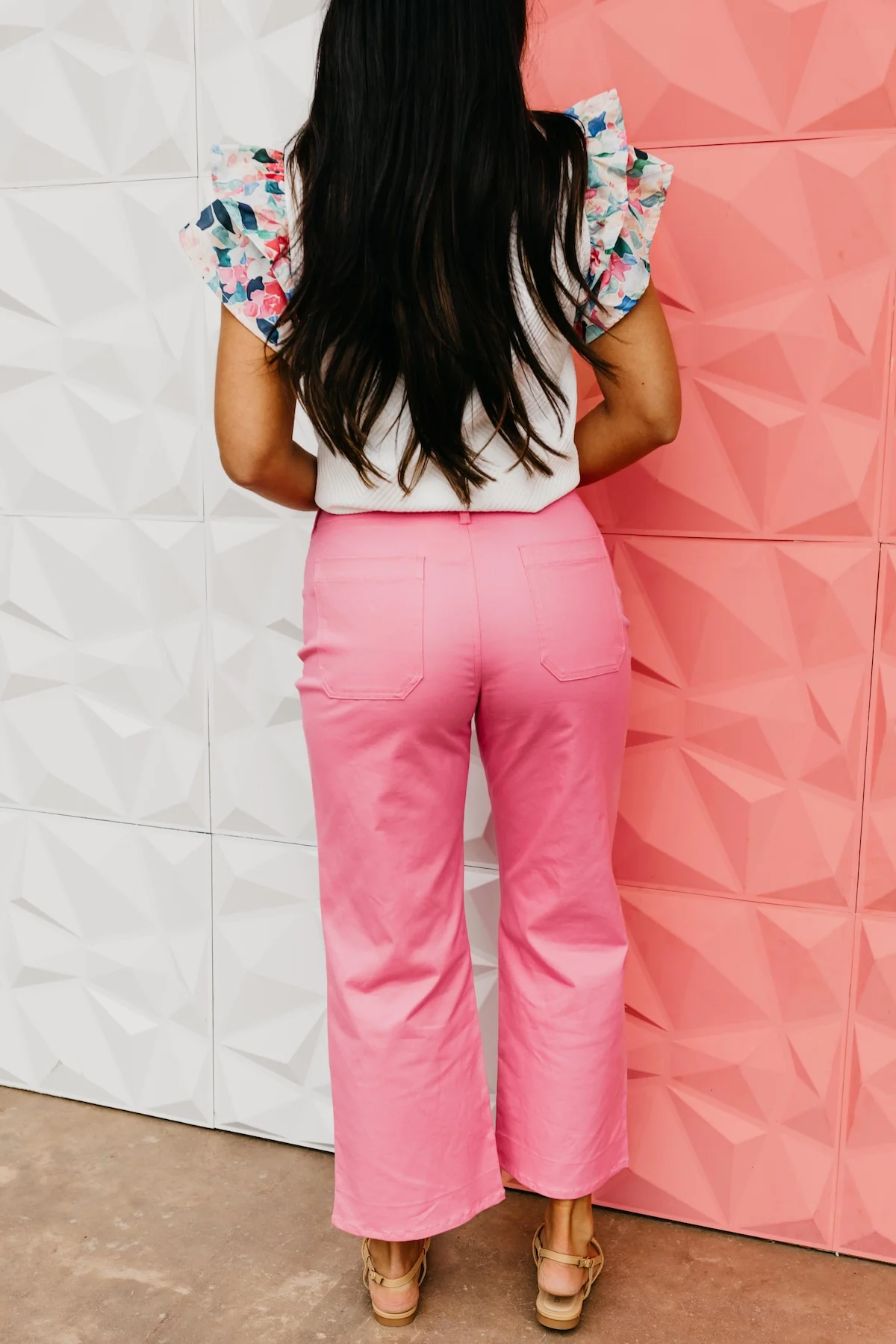 The Lyric Wide Leg Crop Pants - Image 4