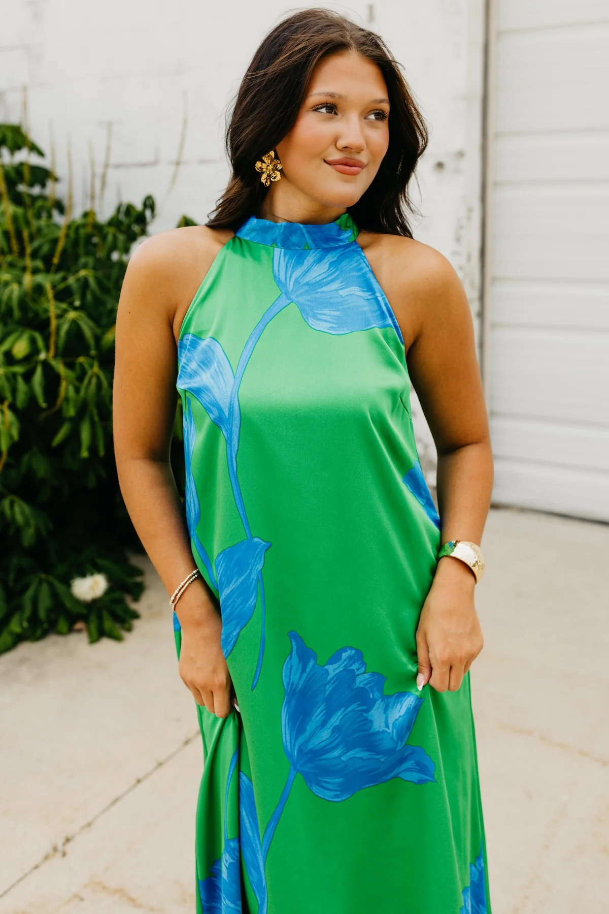 The Macie Halter Maxi Dress - Image 2