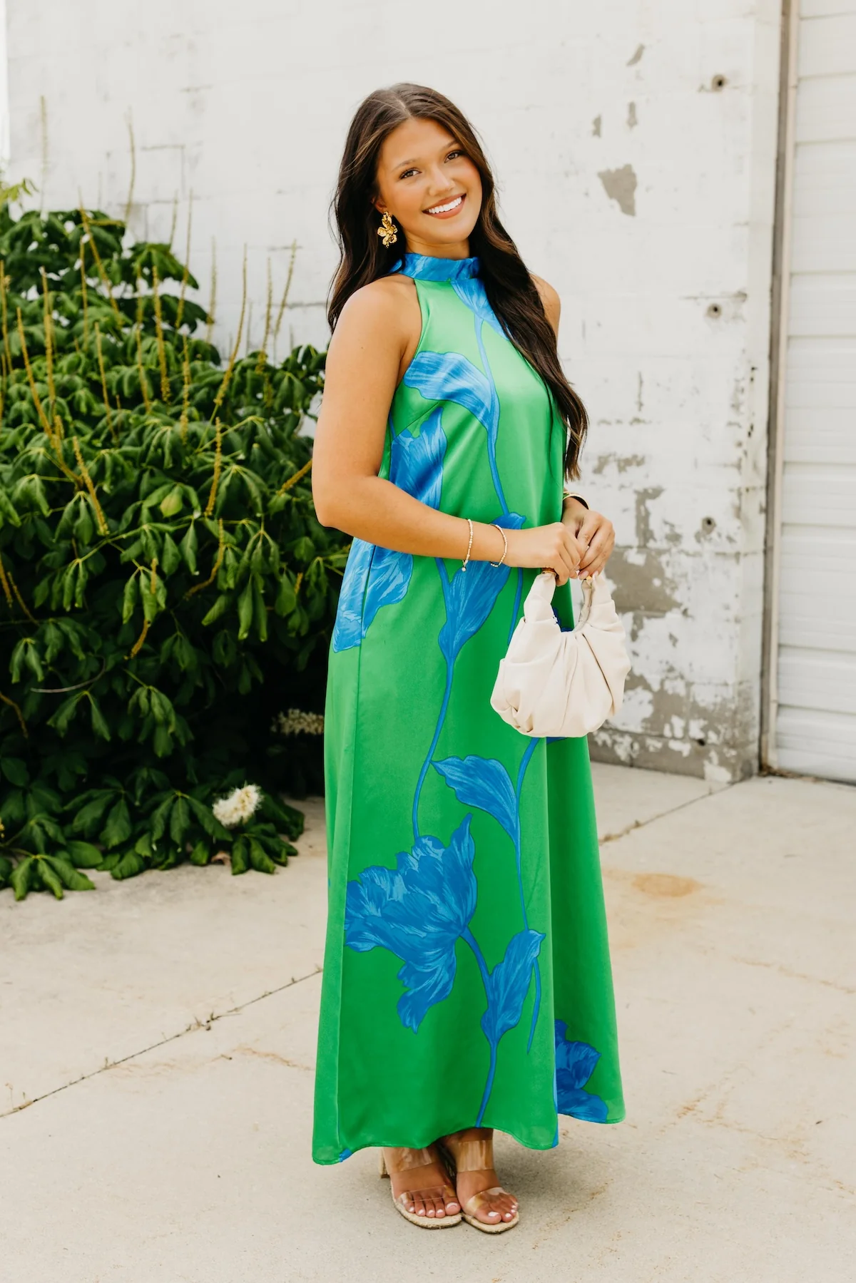 The Macie Halter Maxi Dress - Image 3