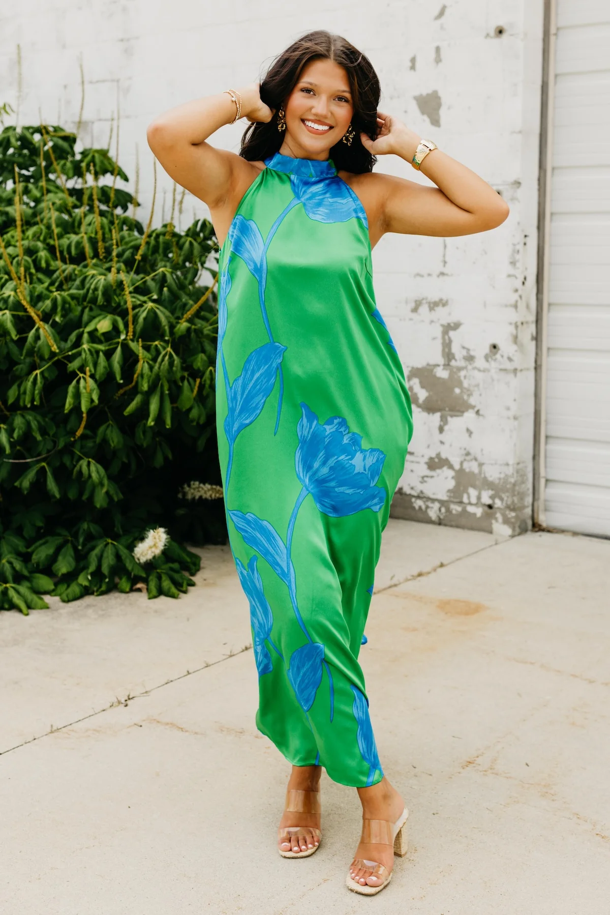 The Macie Halter Maxi Dress - Image 4