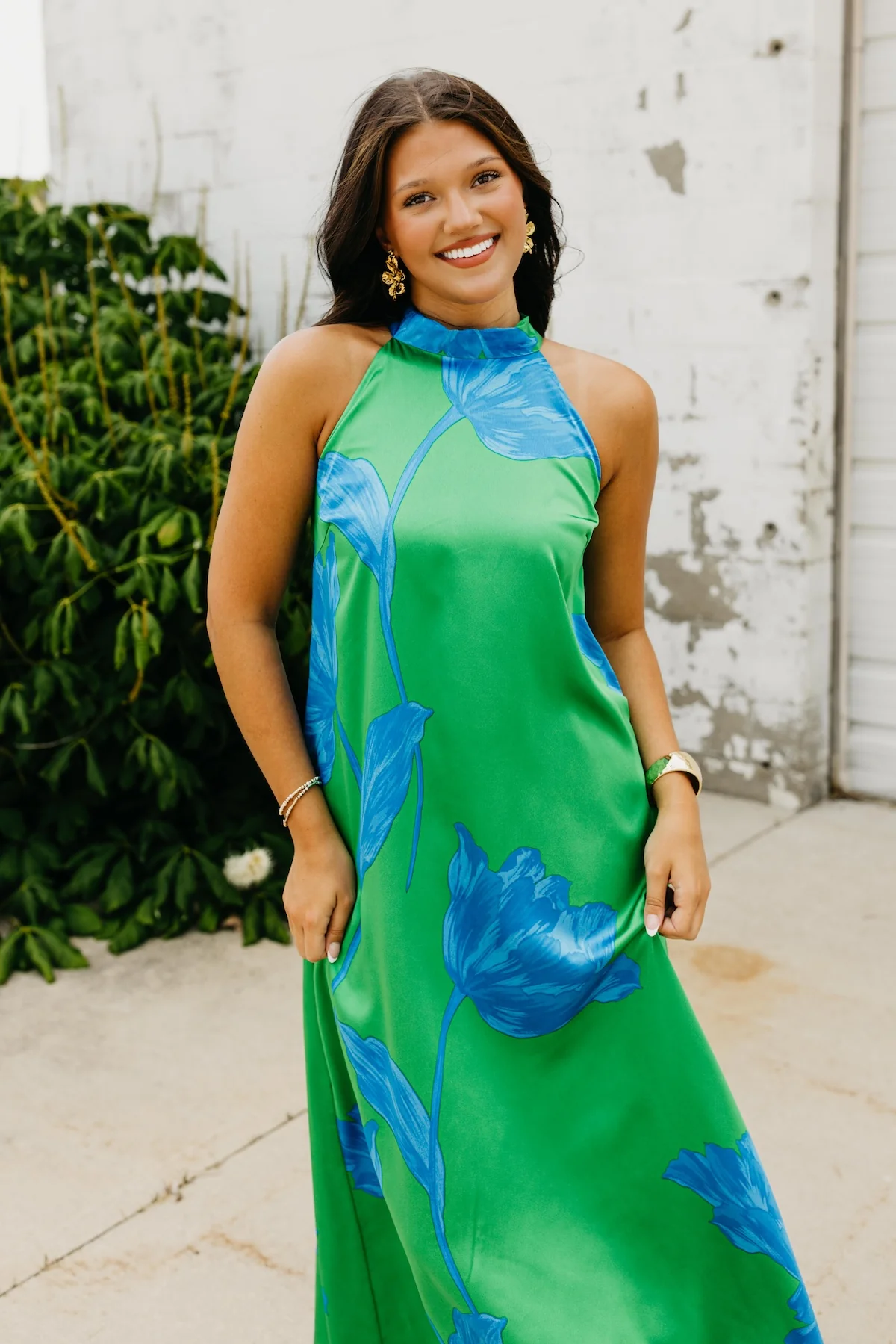 The Macie Halter Maxi Dress - Image 8