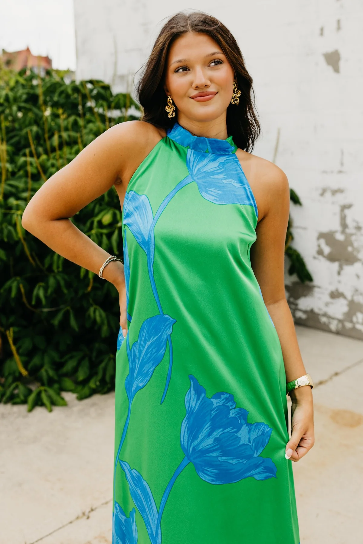 The Macie Halter Maxi Dress - Image 9