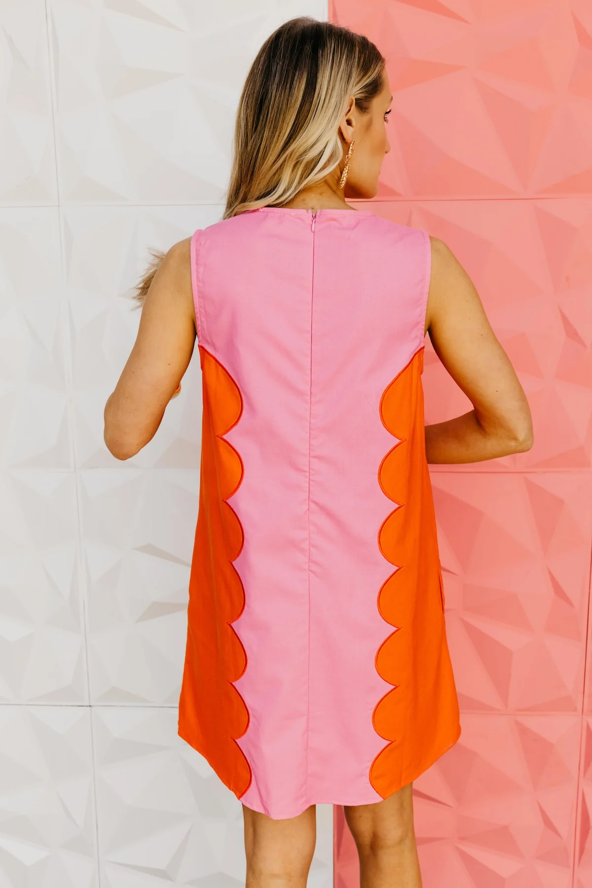 The Major Scallop Mini Dress - Image 12