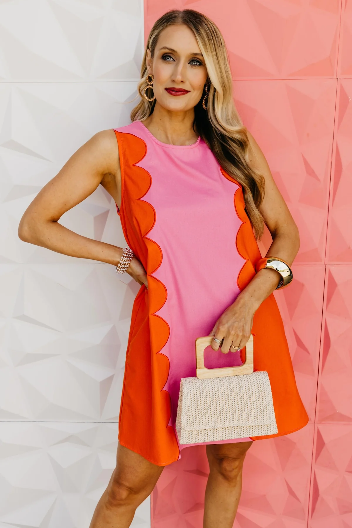 The Major Scallop Mini Dress - Image 5