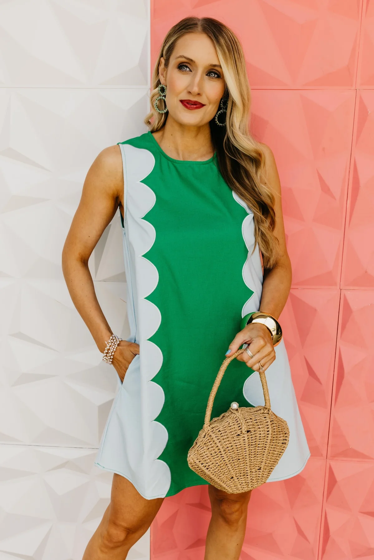 The Major Scallop Mini Dress - Image 4