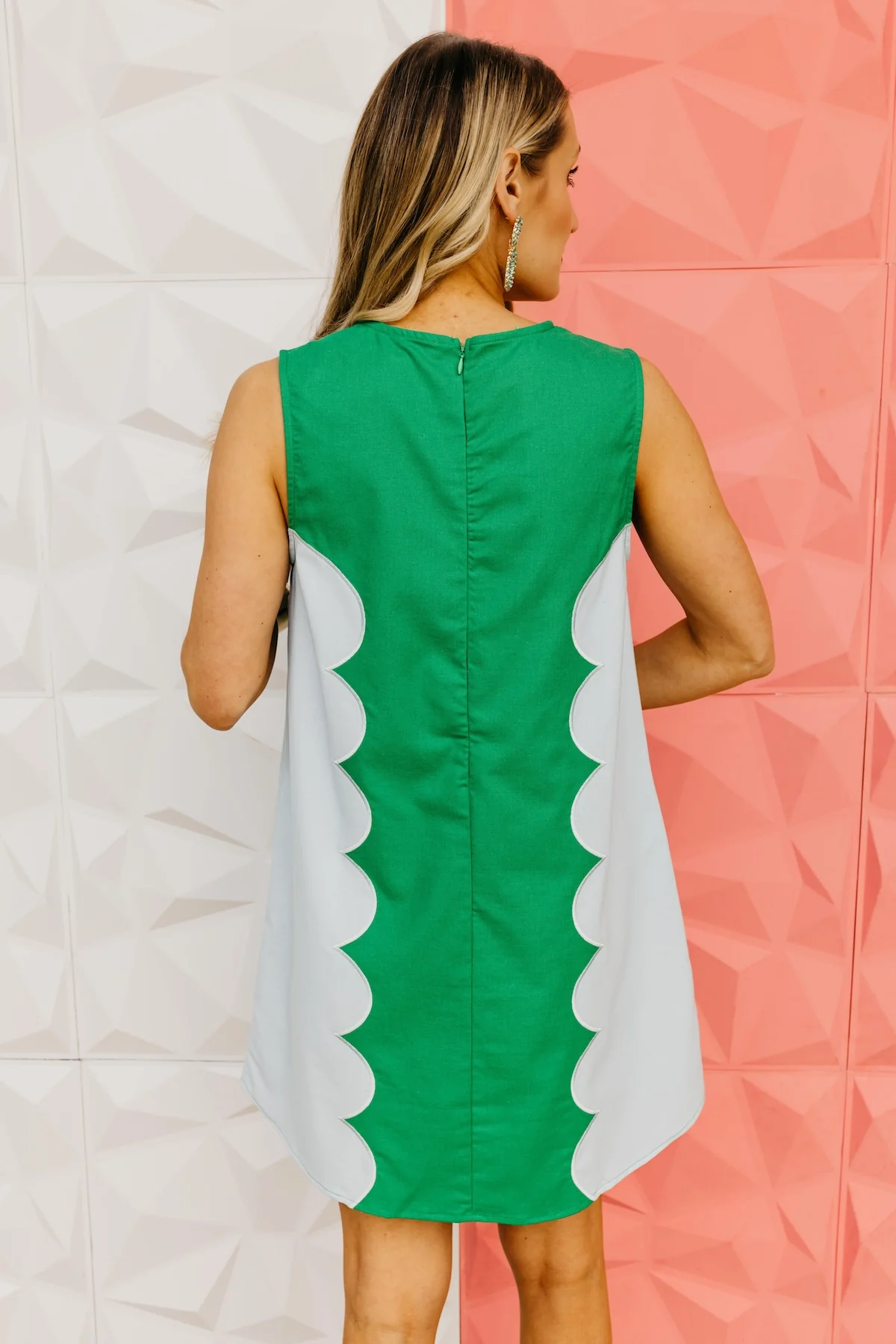 The Major Scallop Mini Dress - Image 8