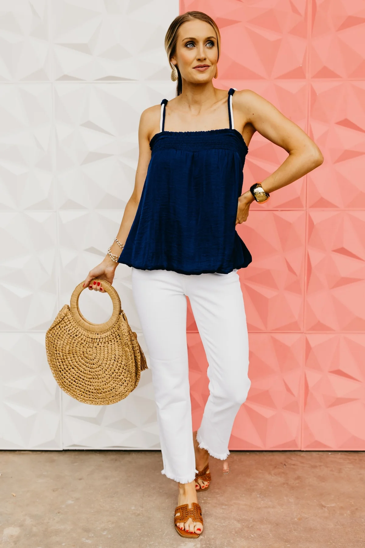 The Malakai Smocked Bubble Tube Tank Top - Image 2