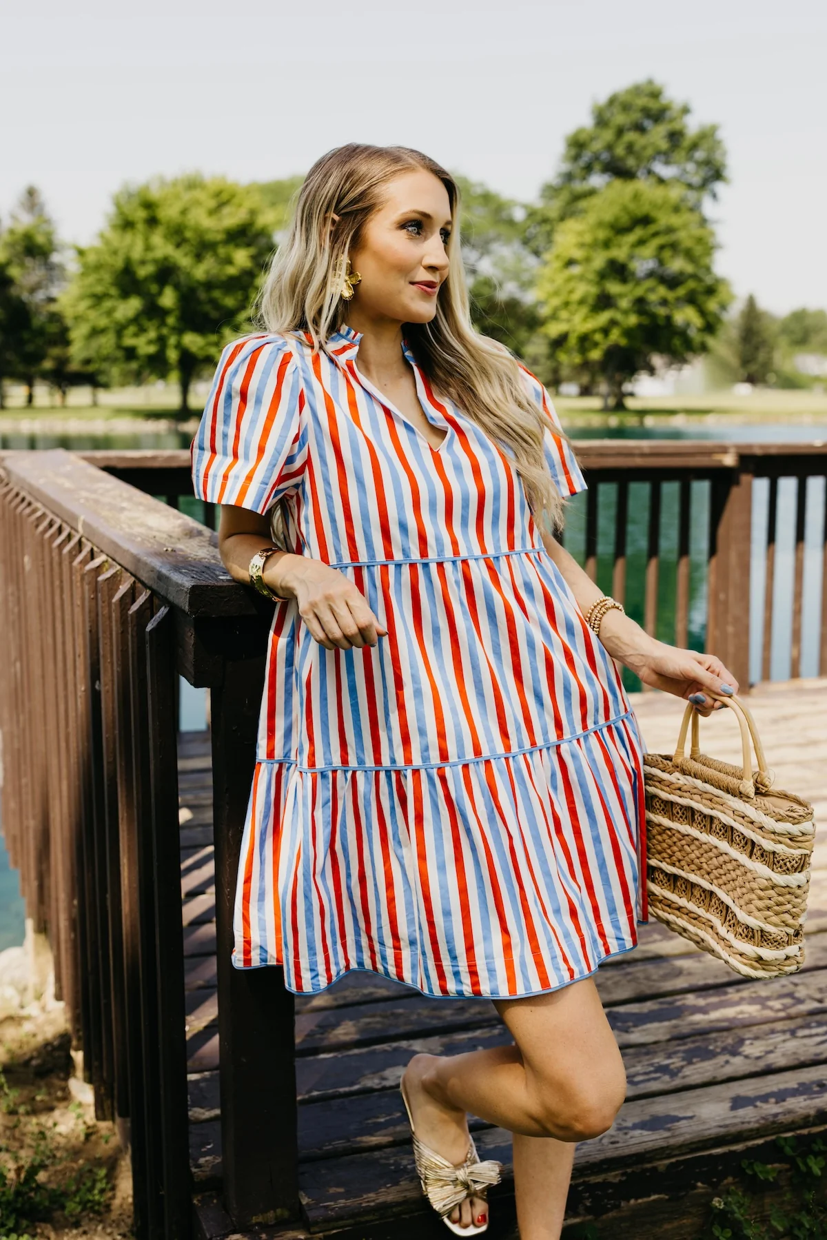 The Malaysia Tiered Mini Dress