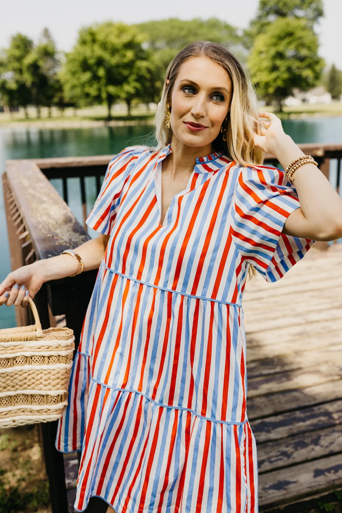 The Malaysia Tiered Mini Dress - Image 6