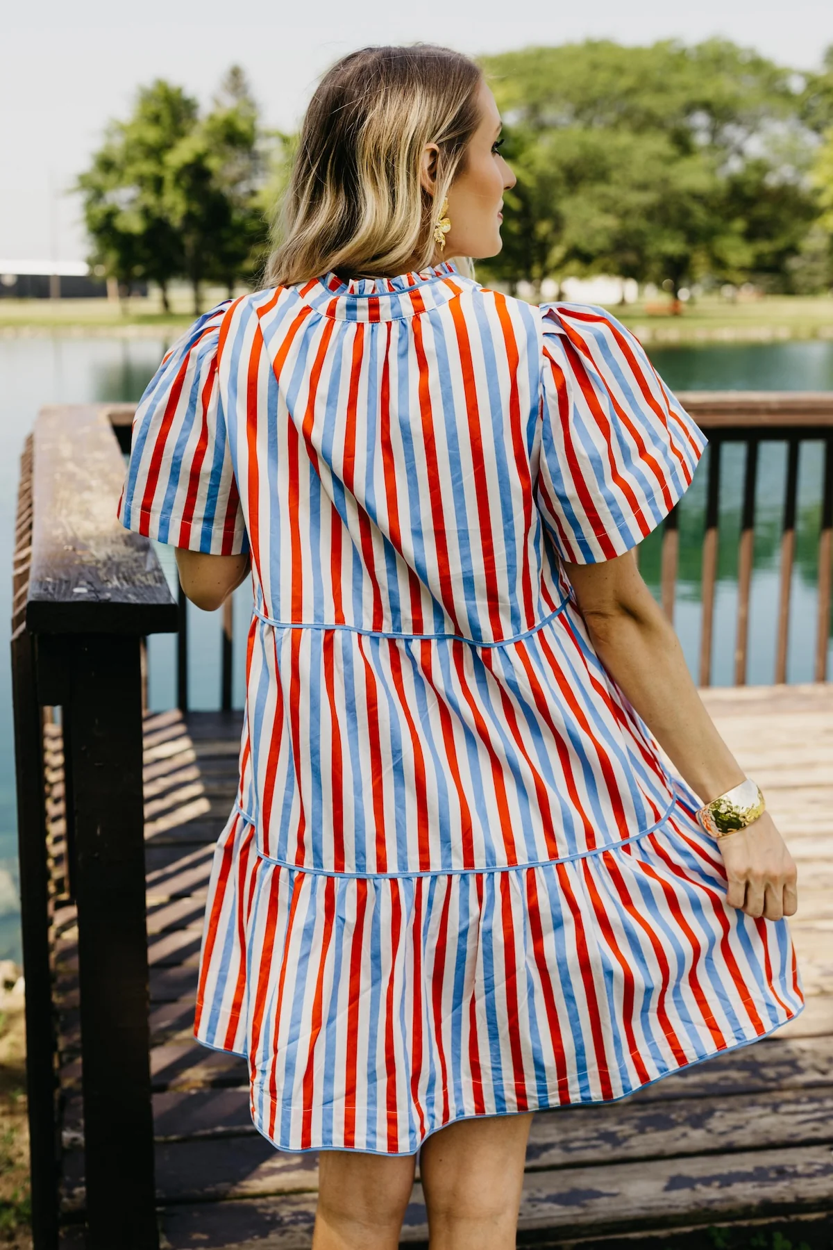 The Malaysia Tiered Mini Dress - Image 8