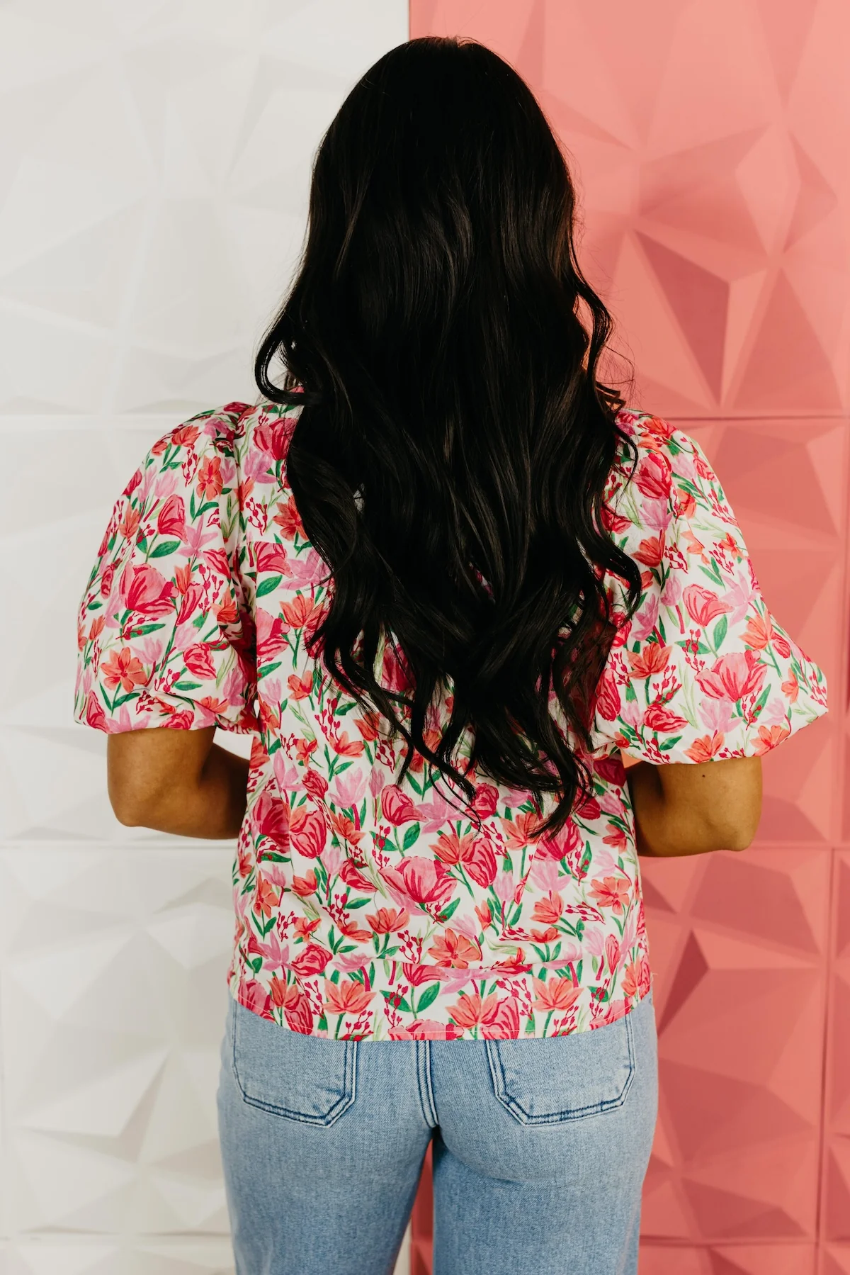 The Maris Floral Woven Top - Image 11