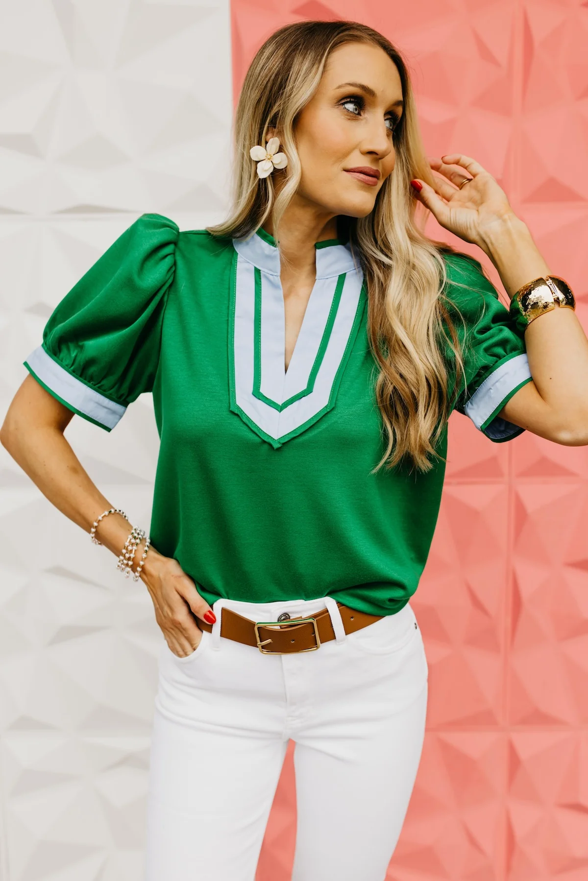 The Marla Puff Sleeve Top - Image 6