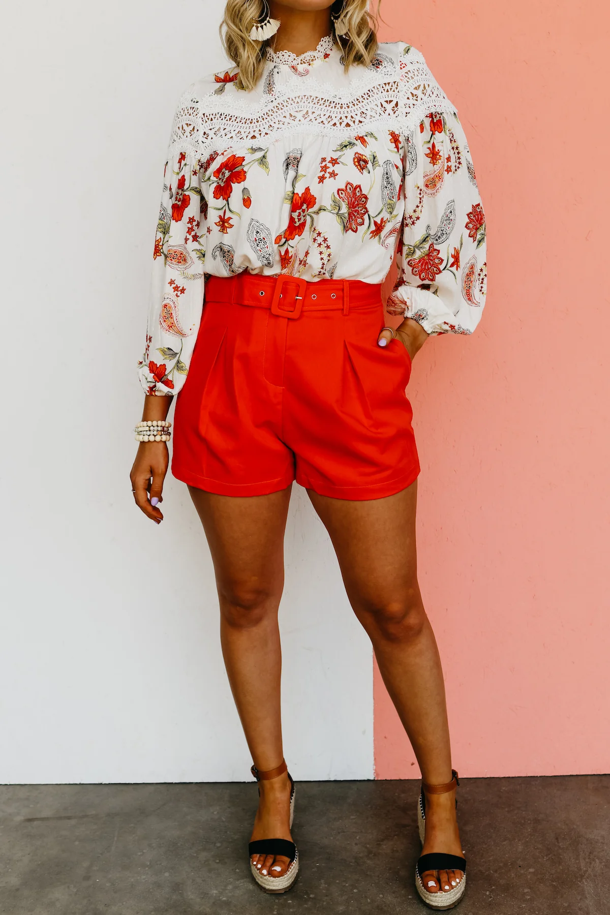 The Maryam Belted Shorts - FINAL SALE - Image 2