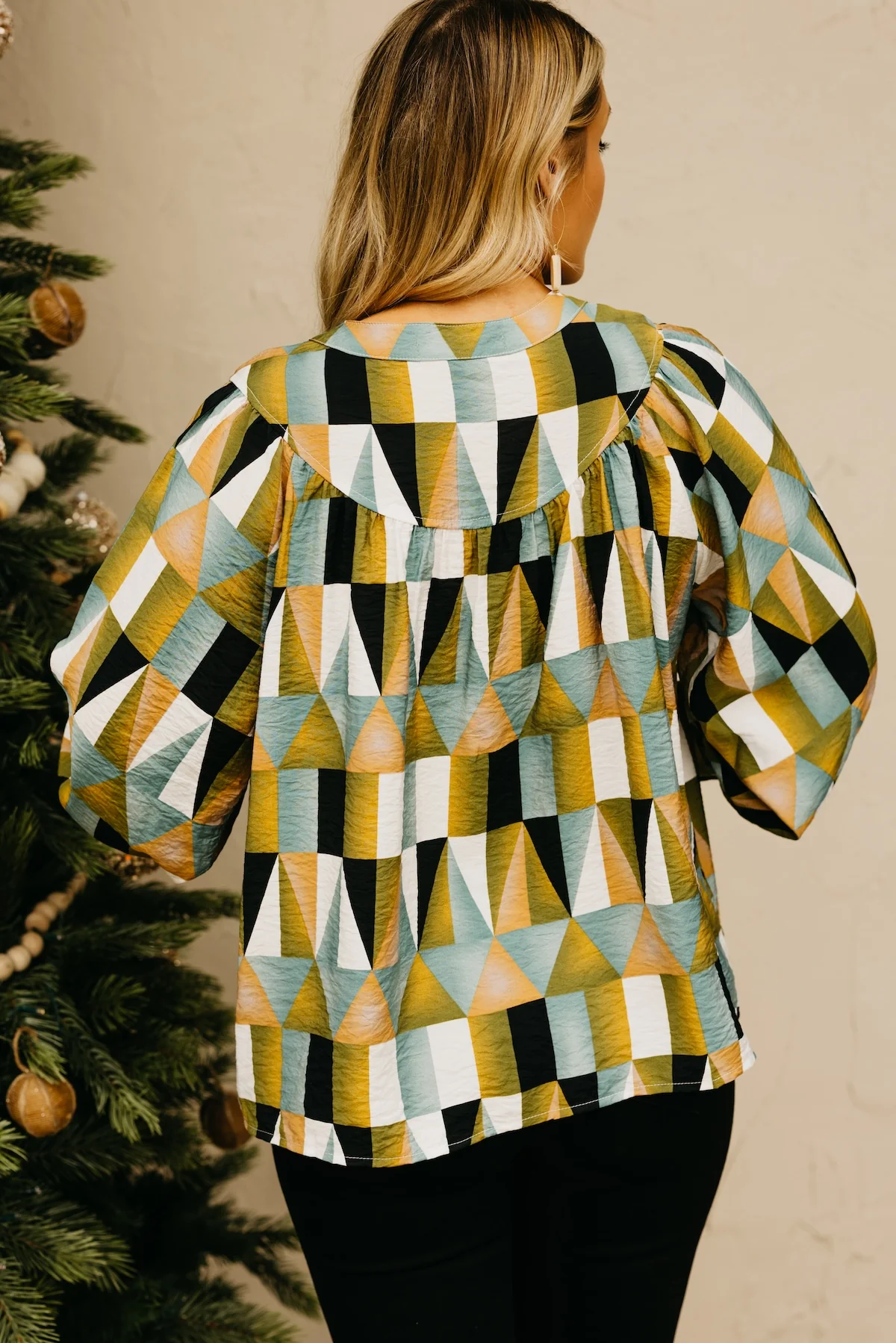 The Max Geo Print Blouse - Image 12