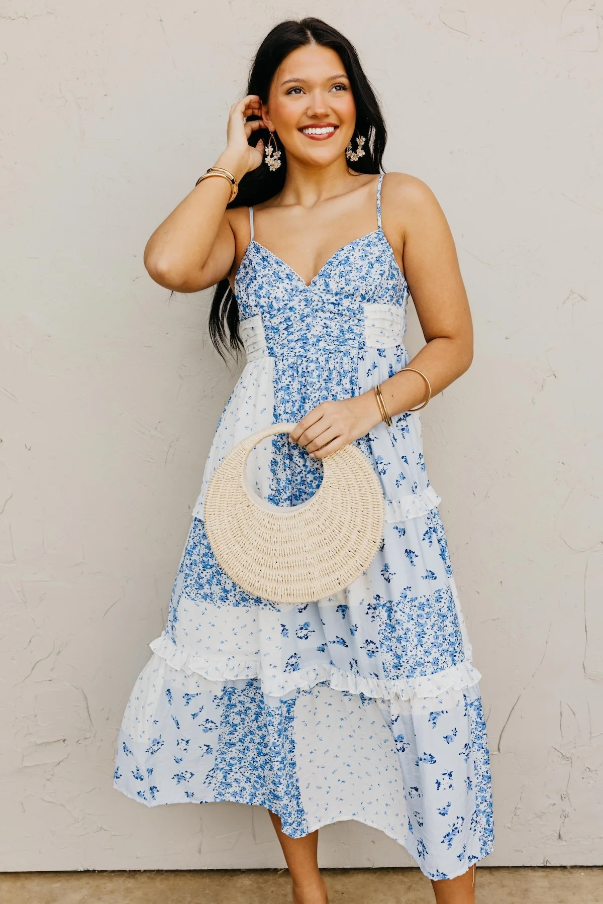 The Messiah Patchwork Midi Dress - Image 3