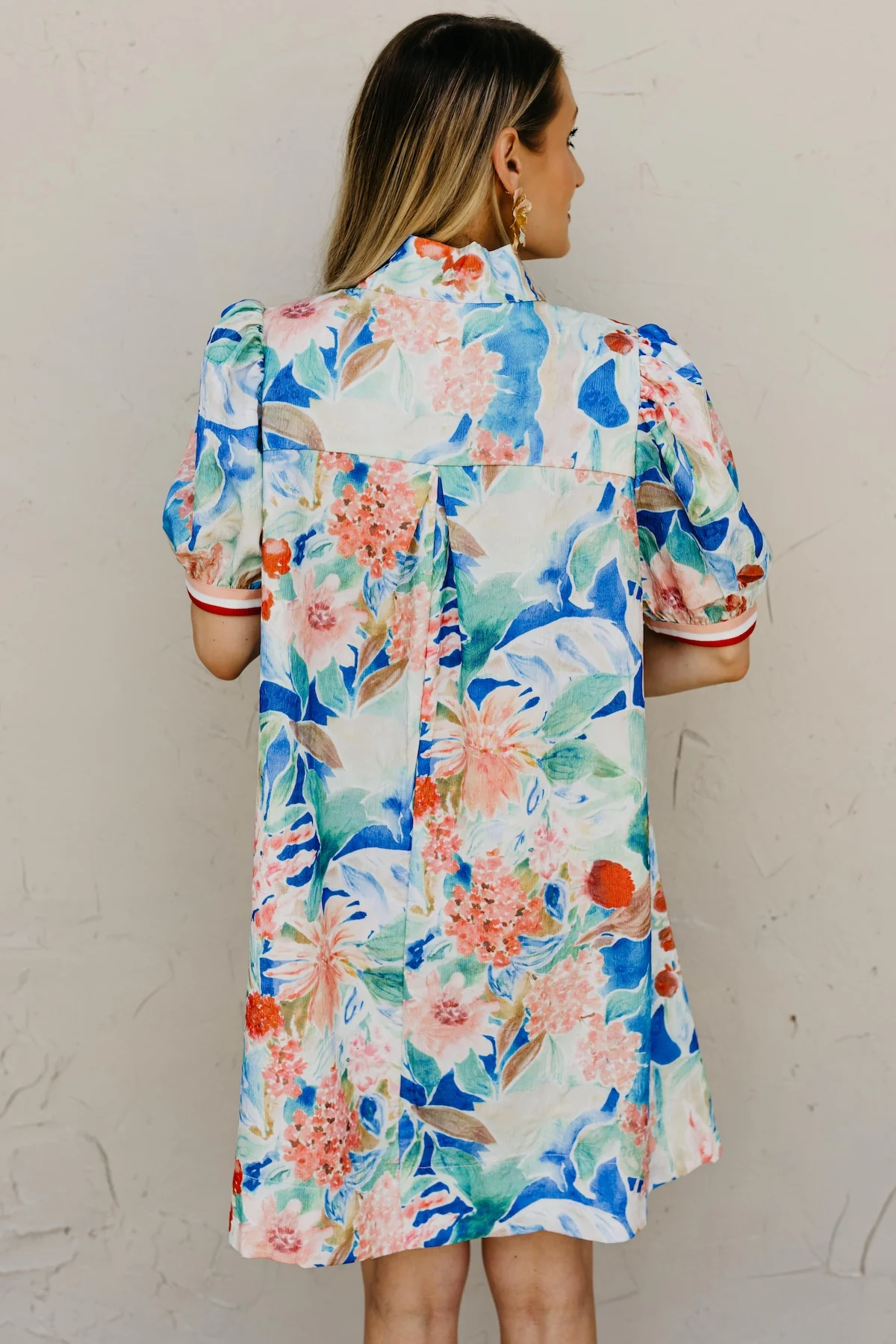 The Michelle Jacquard Floral Mini Dress - Image 19