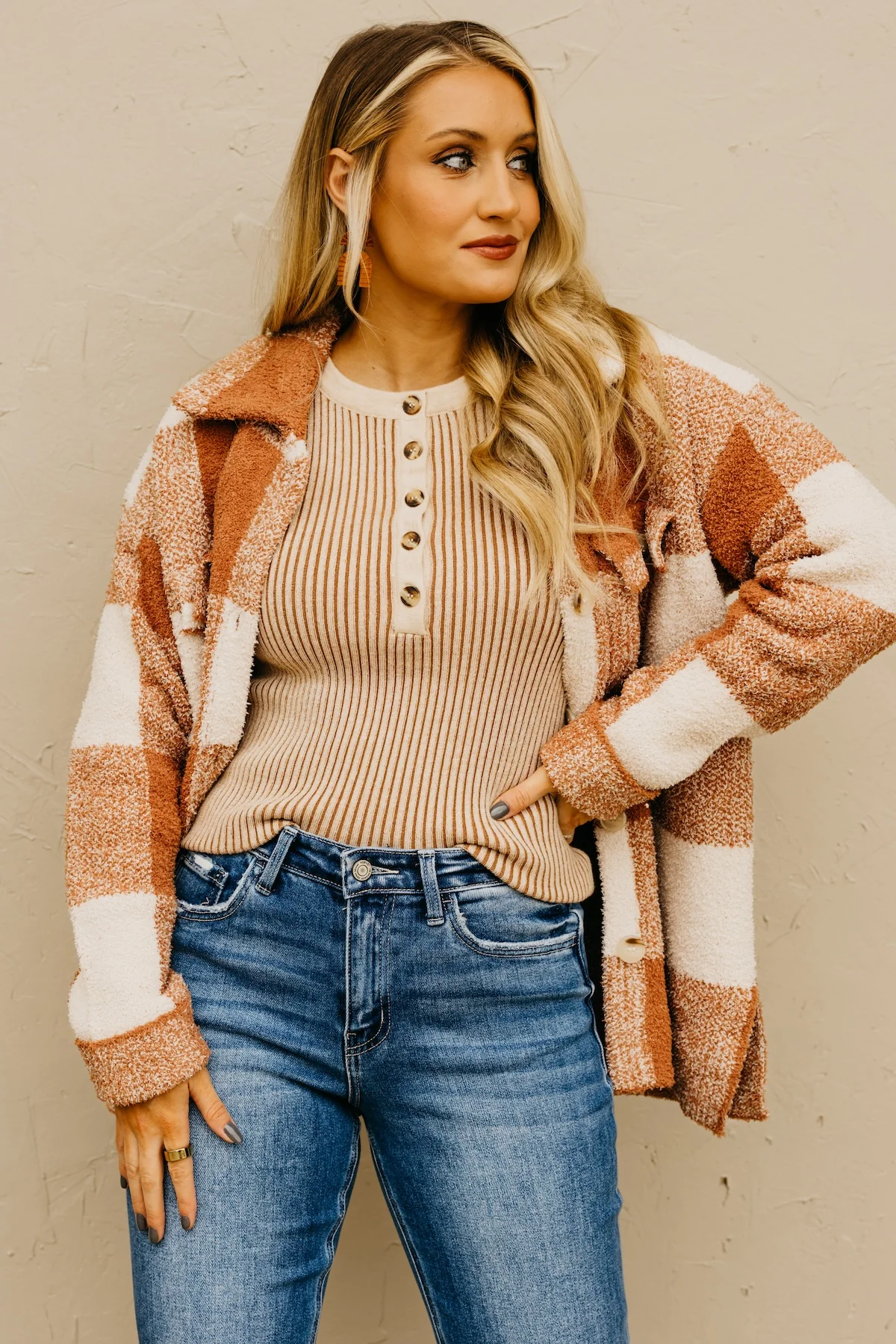 The Milan Check Pattern Shacket - Image 10