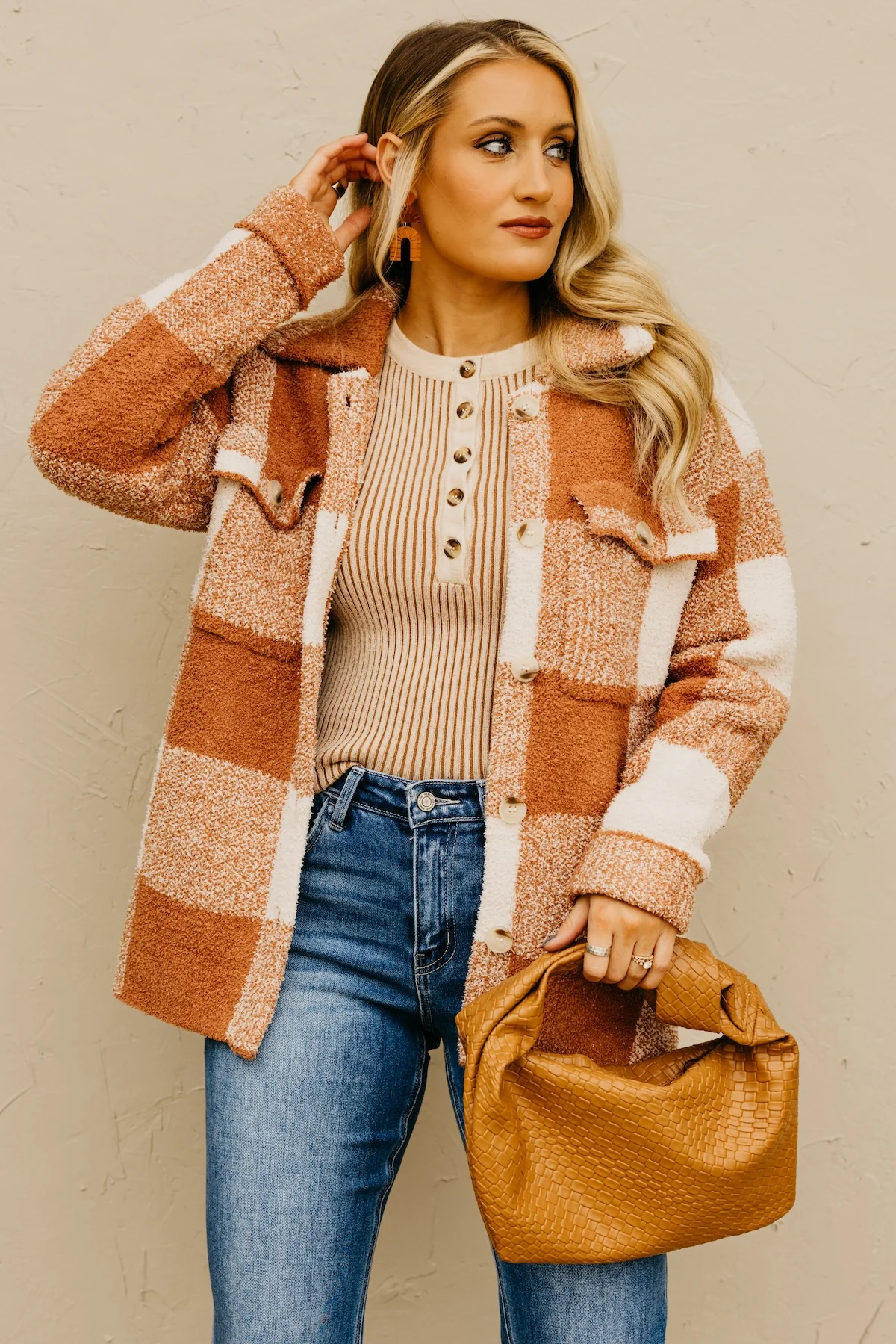 The Milan Check Pattern Shacket - Image 4