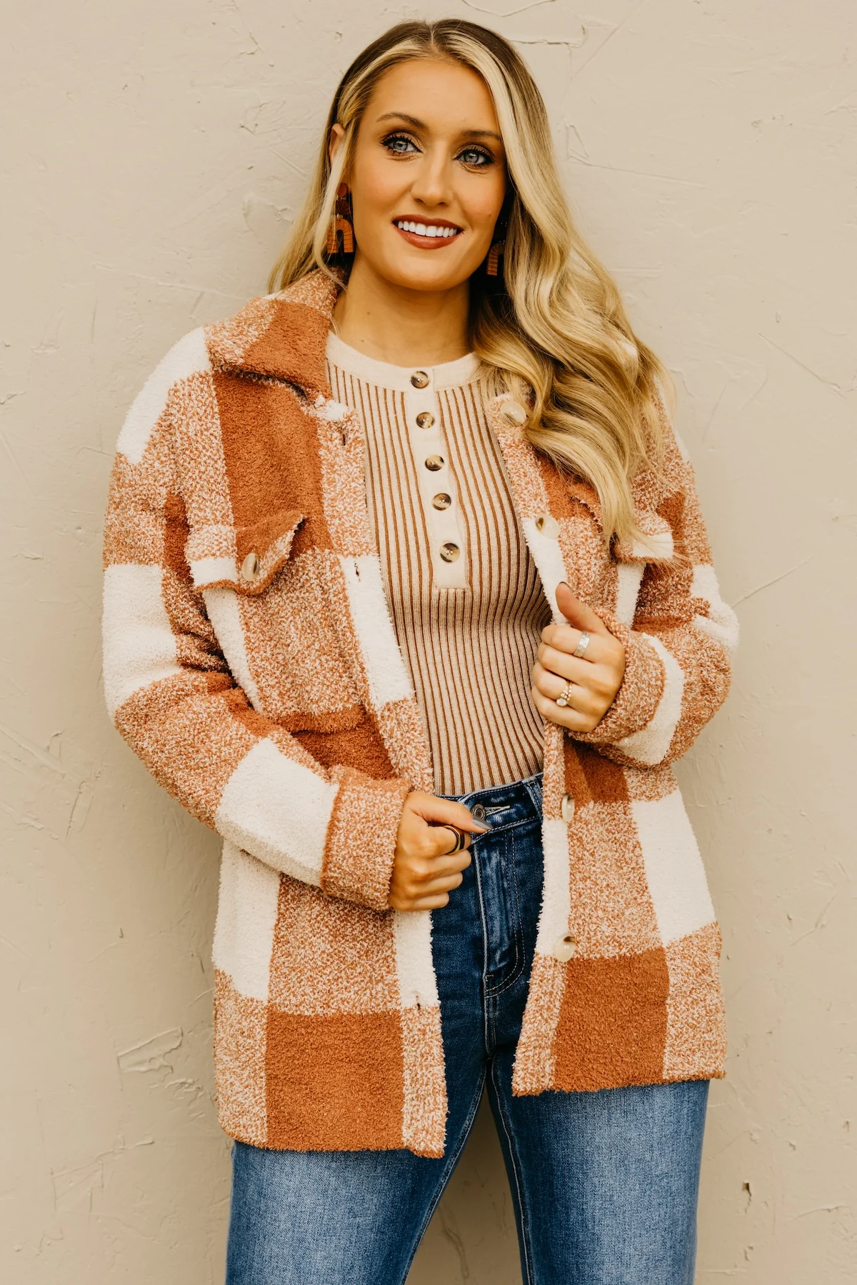 The Milan Check Pattern Shacket - Image 9