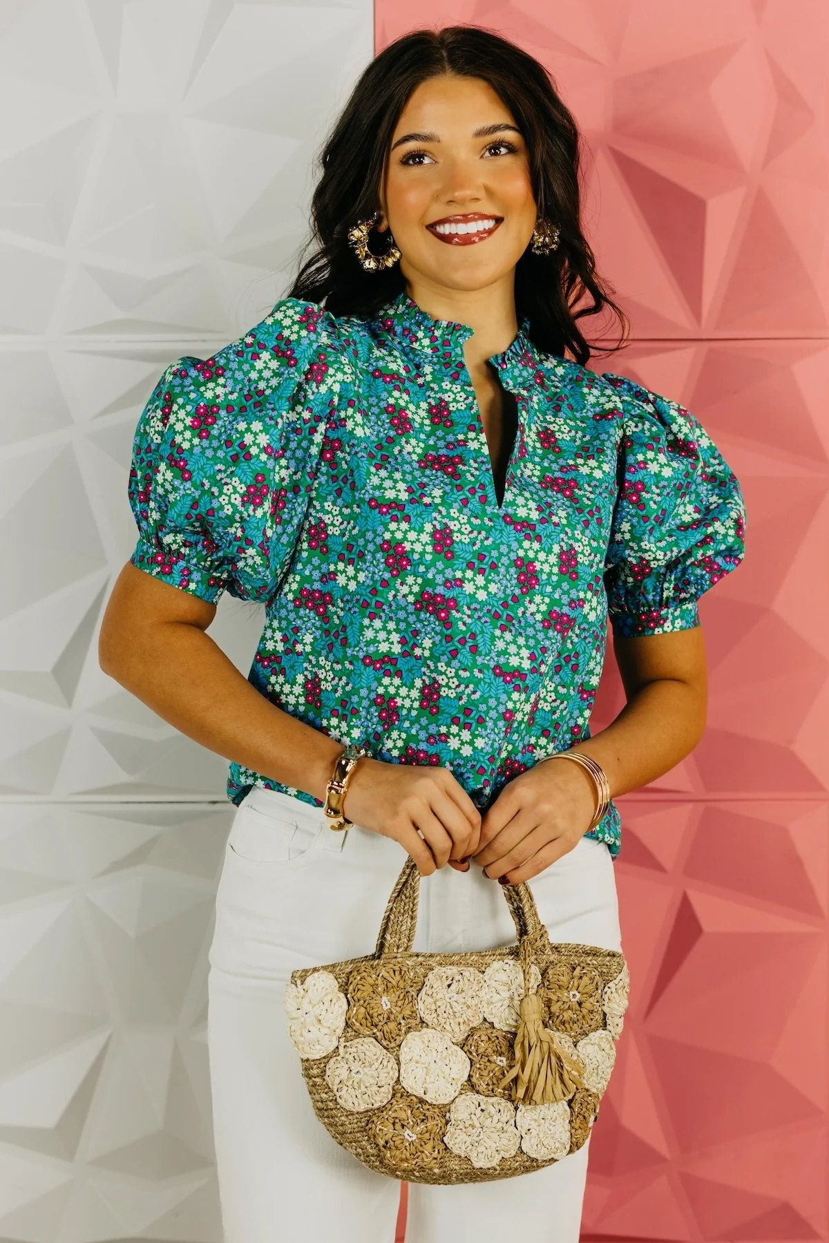The Milan Puff Sleeve Blouse - Image 3