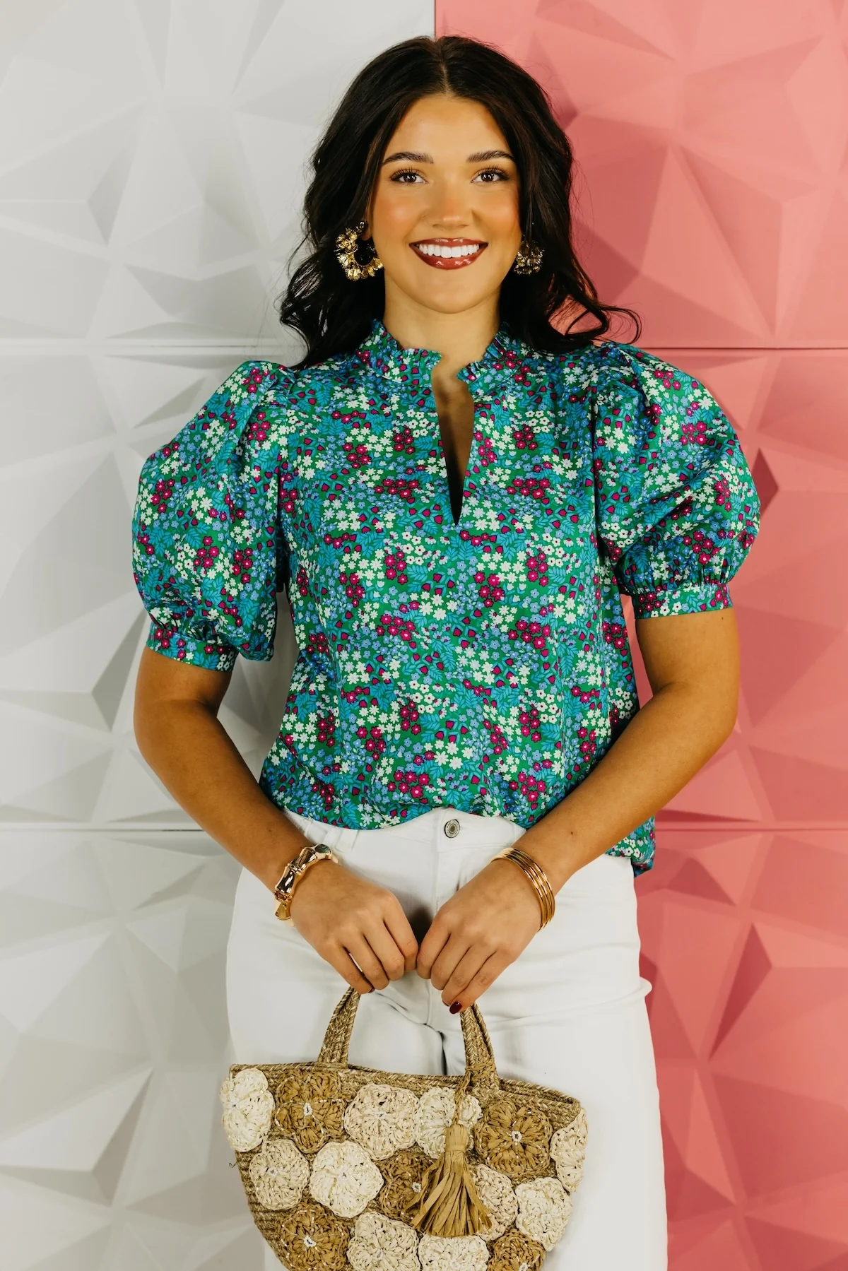 The Milan Puff Sleeve Blouse - Image 4