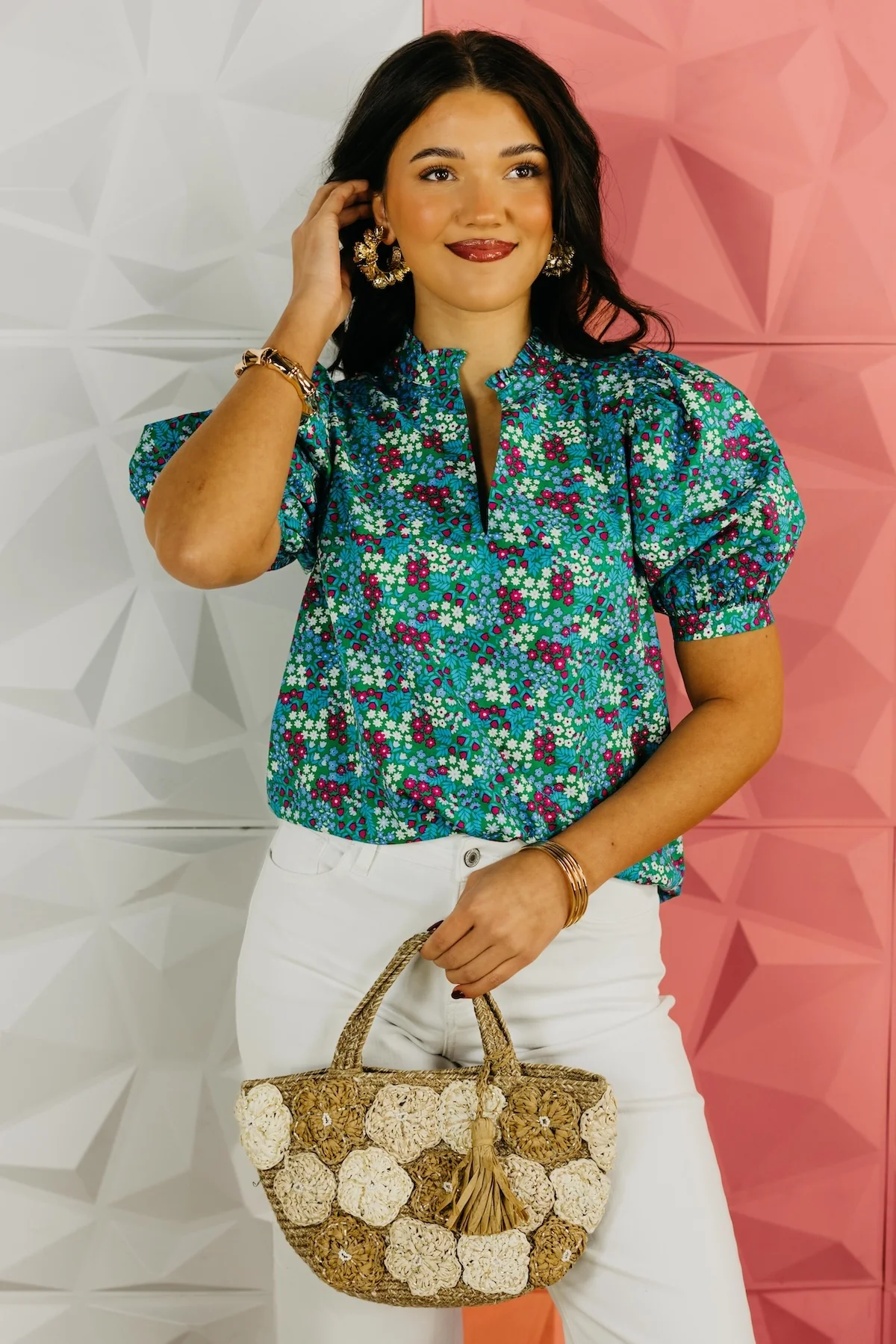 The Milan Puff Sleeve Blouse - Image 5