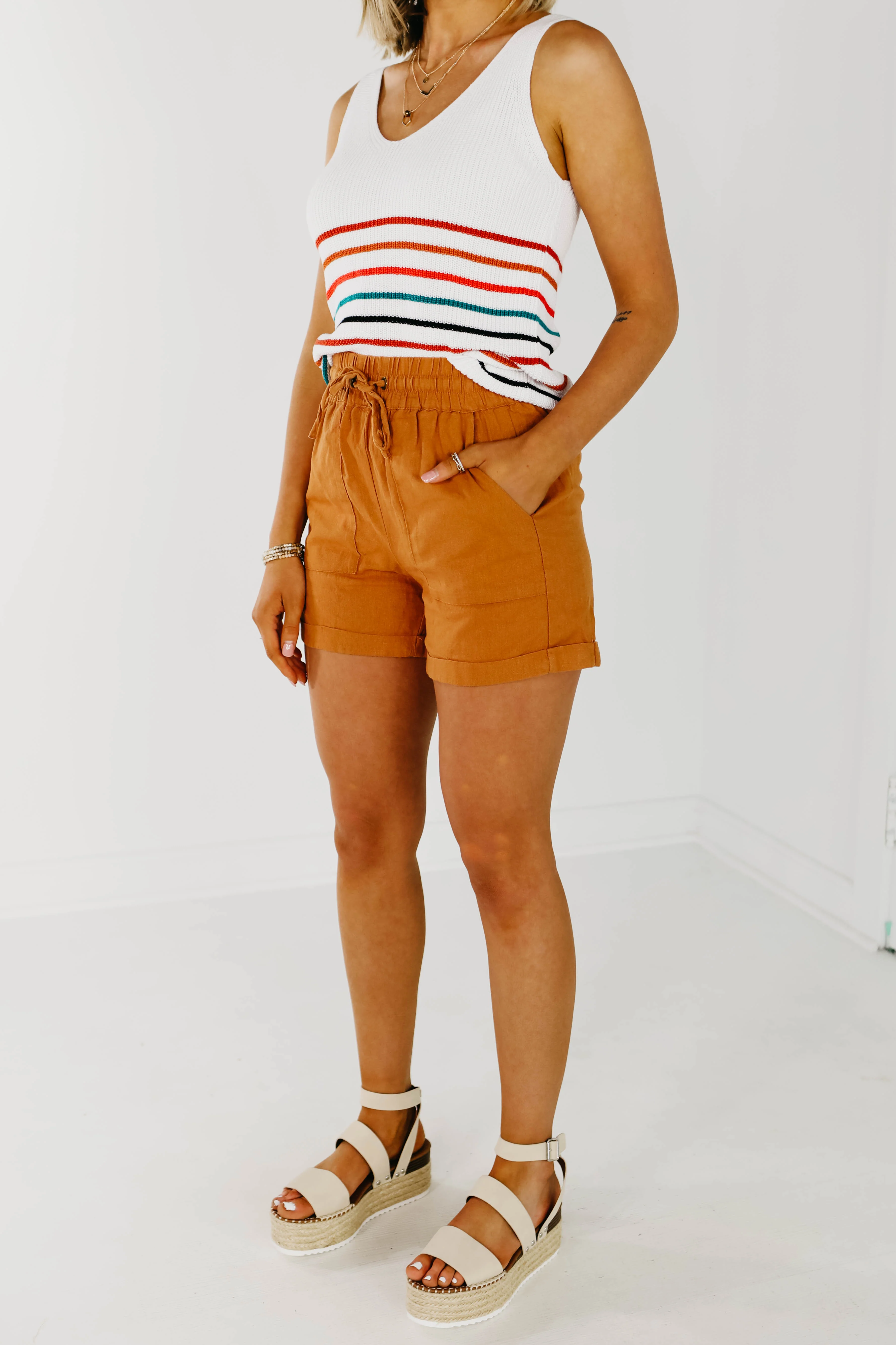 The Misty Tie Front Shorts - Image 4