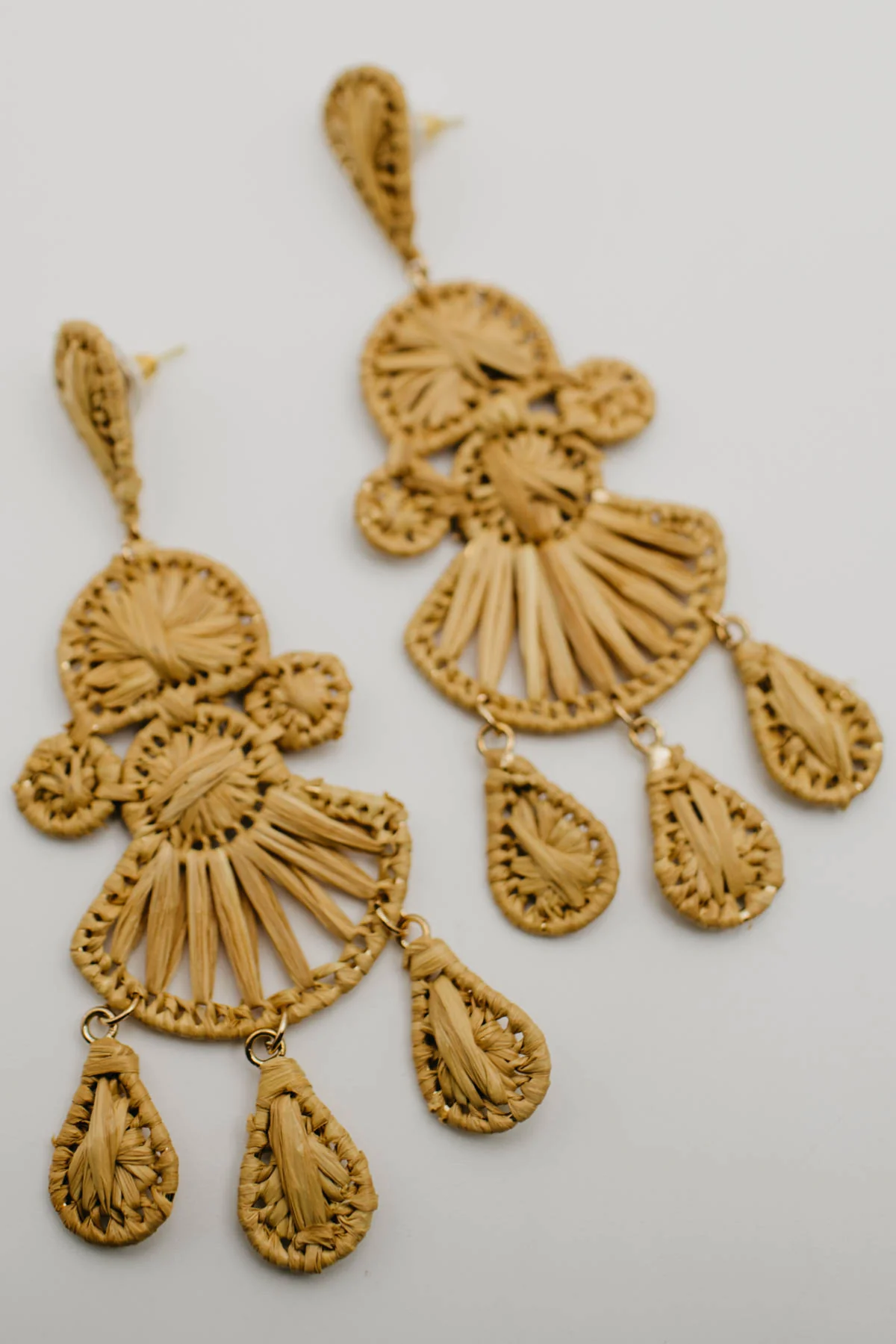 The Monica Raffia Wrap Earring