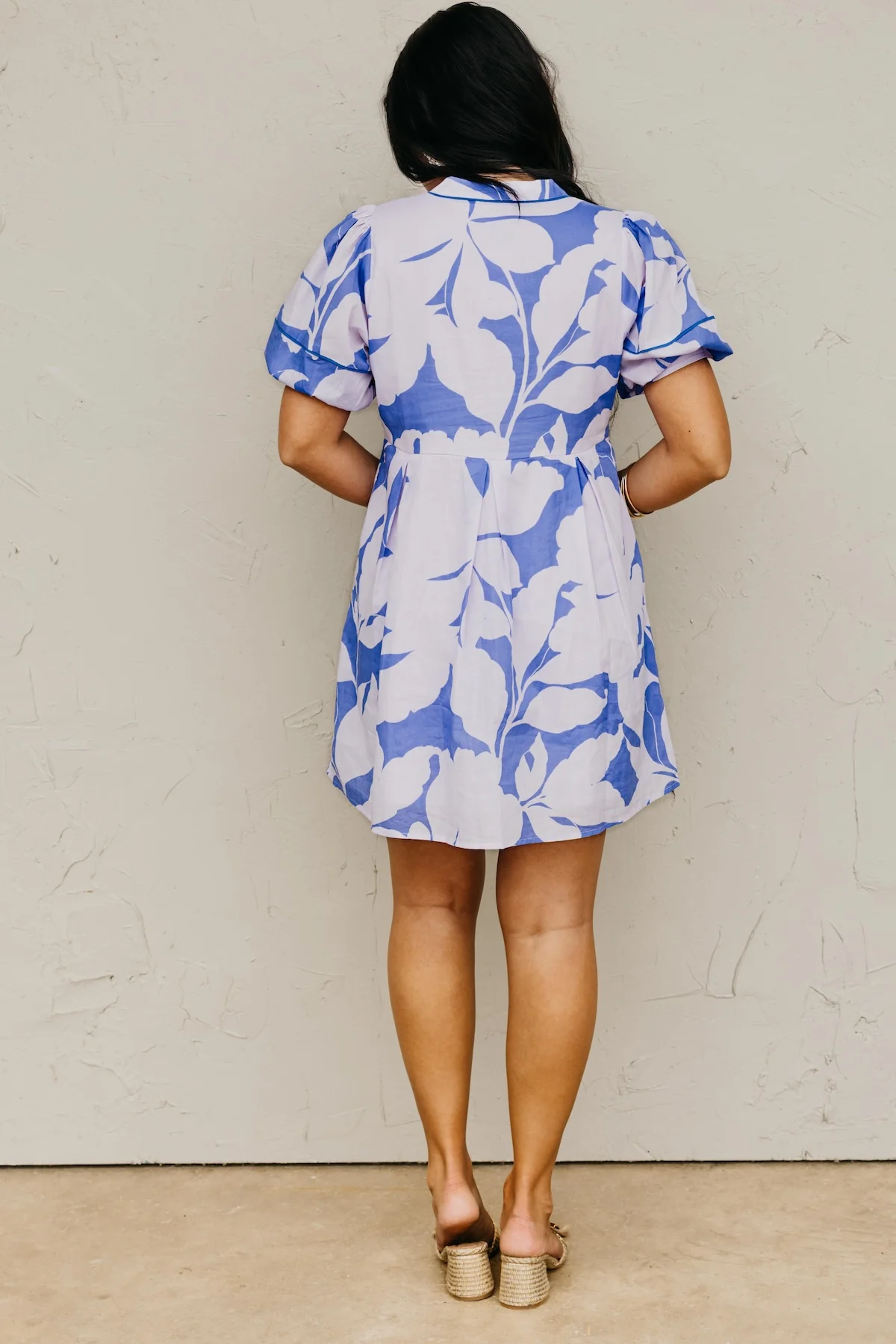 The Mya Floral Shift Mini Dress - Image 7