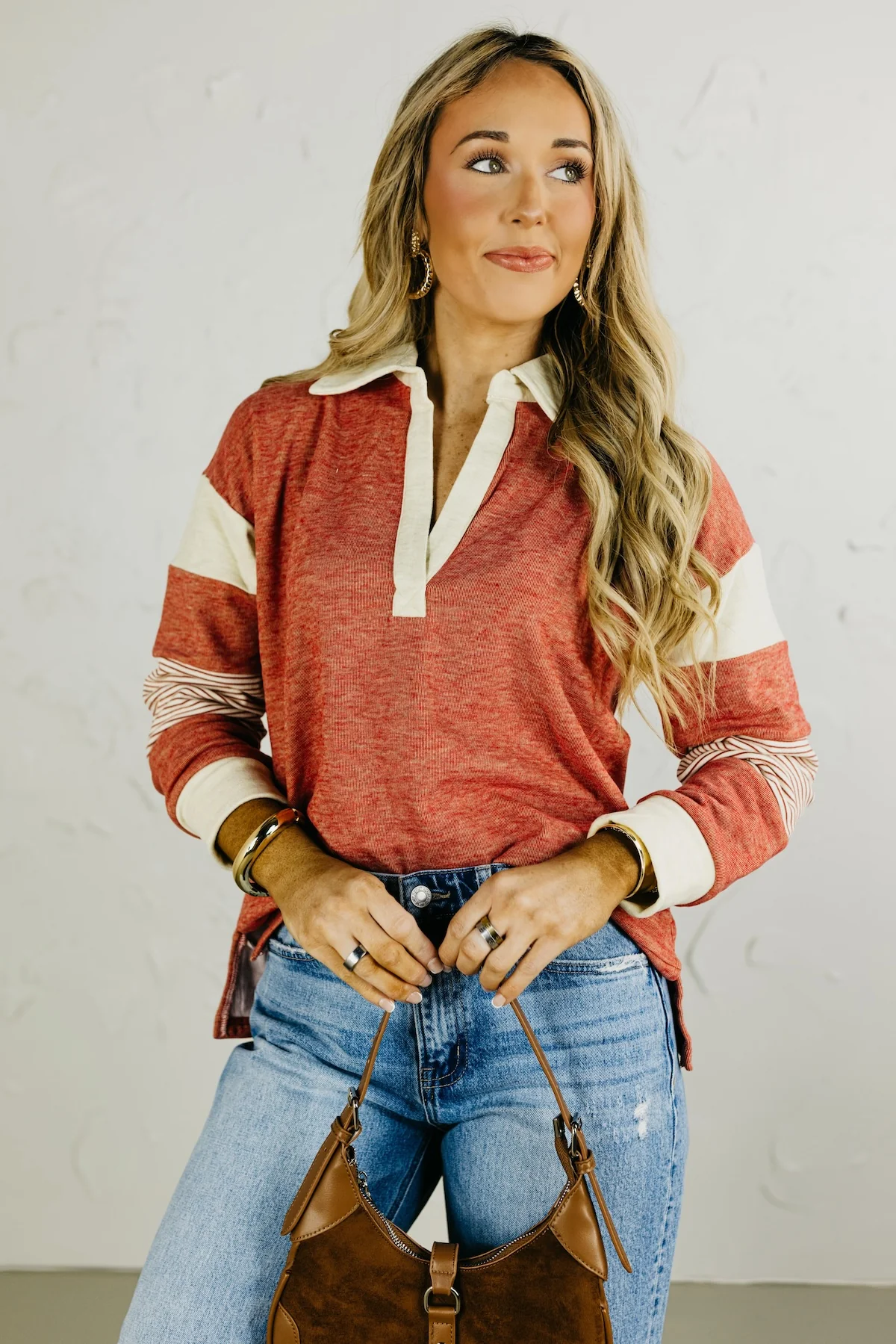 The Natalie Brushed Pullover Top - Image 3