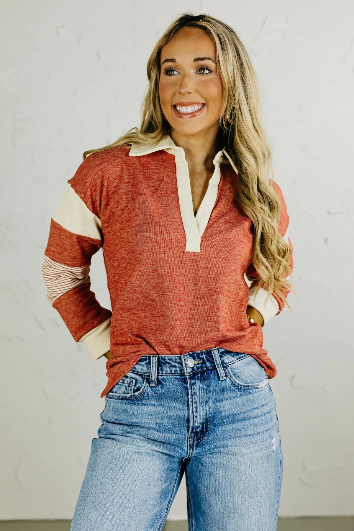 The Natalie Brushed Pullover Top - Image 5