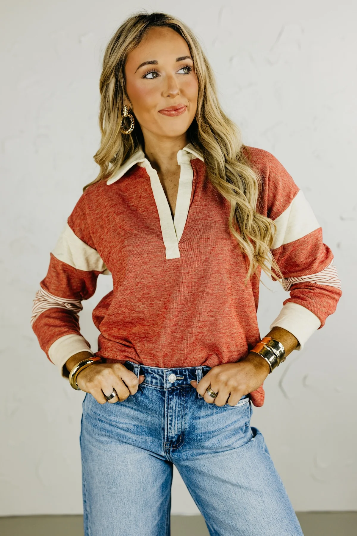 The Natalie Brushed Pullover Top - Image 7