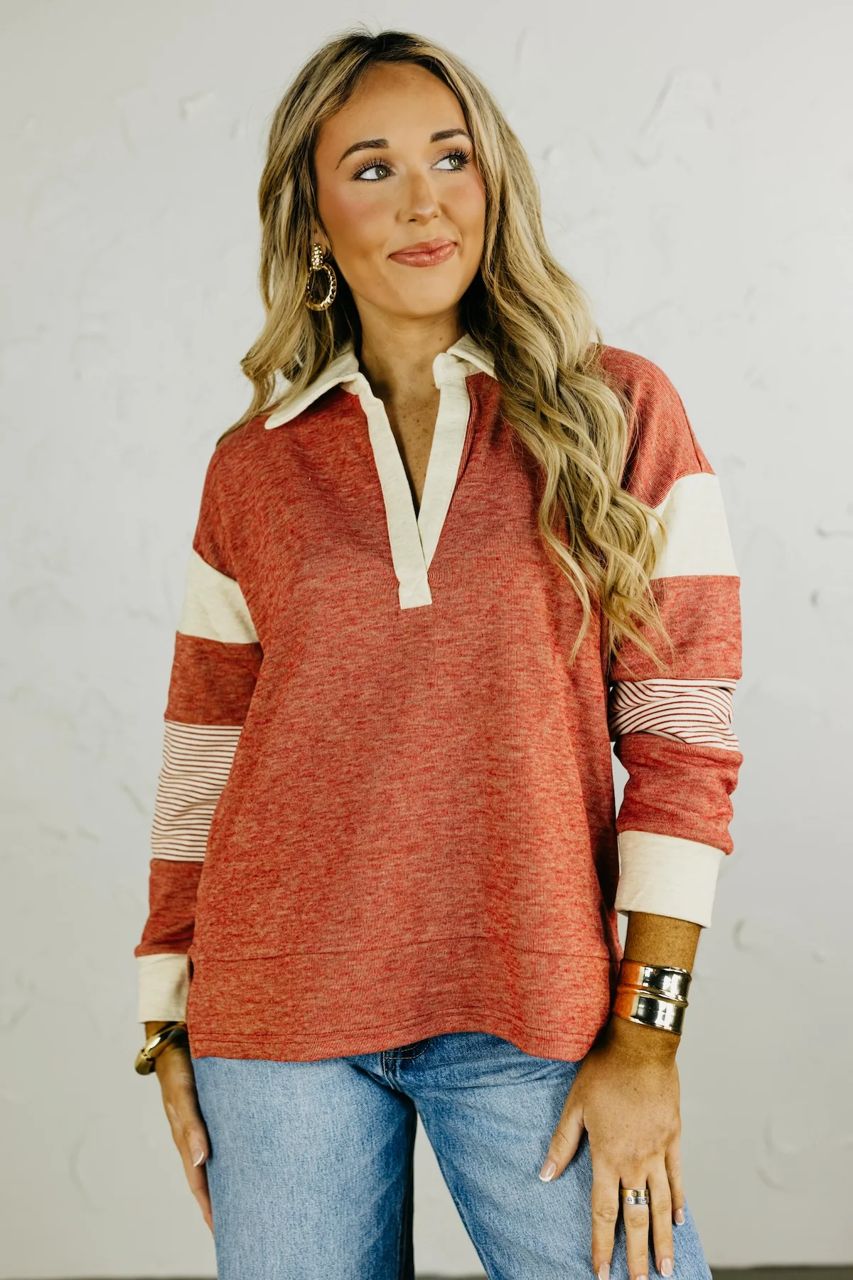 The Natalie Brushed Pullover Top - Image 8
