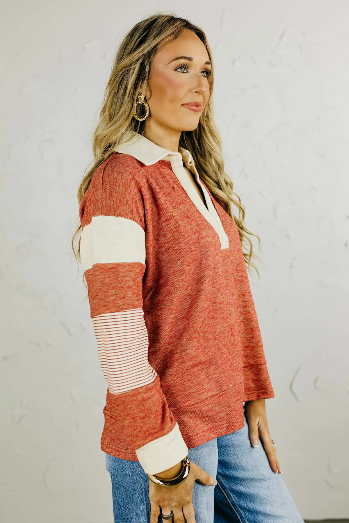 The Natalie Brushed Pullover Top - Image 9