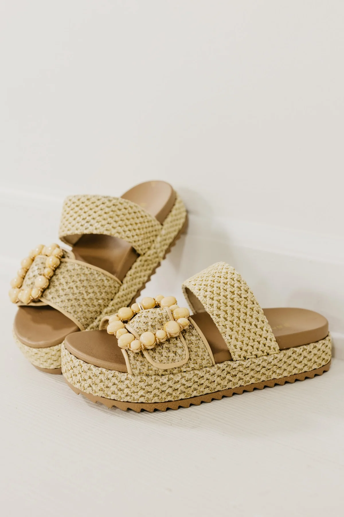 The NewYork Woven Platform Slide
