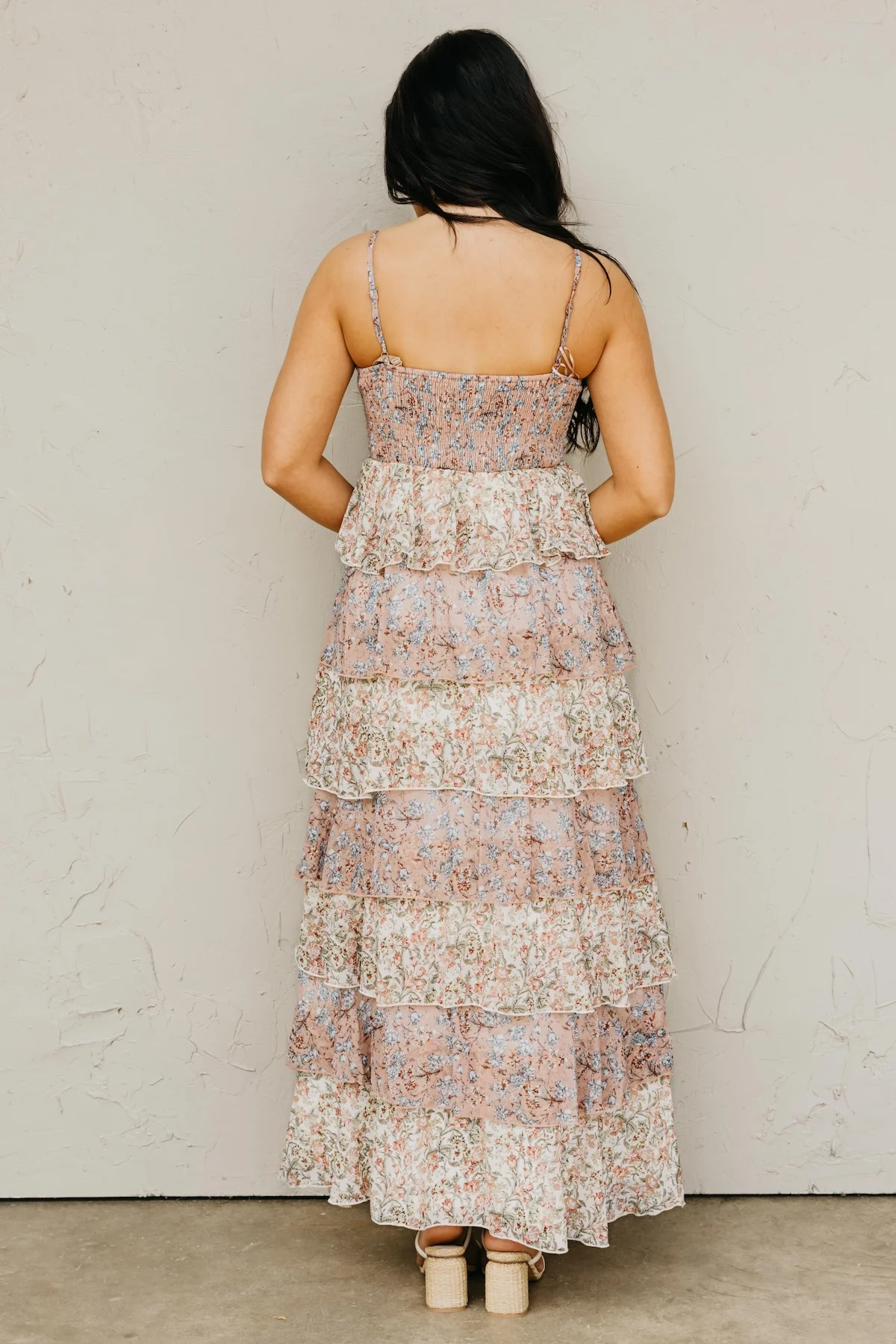 The Nicole Tiered Ruffle Maxi Dress - Image 6