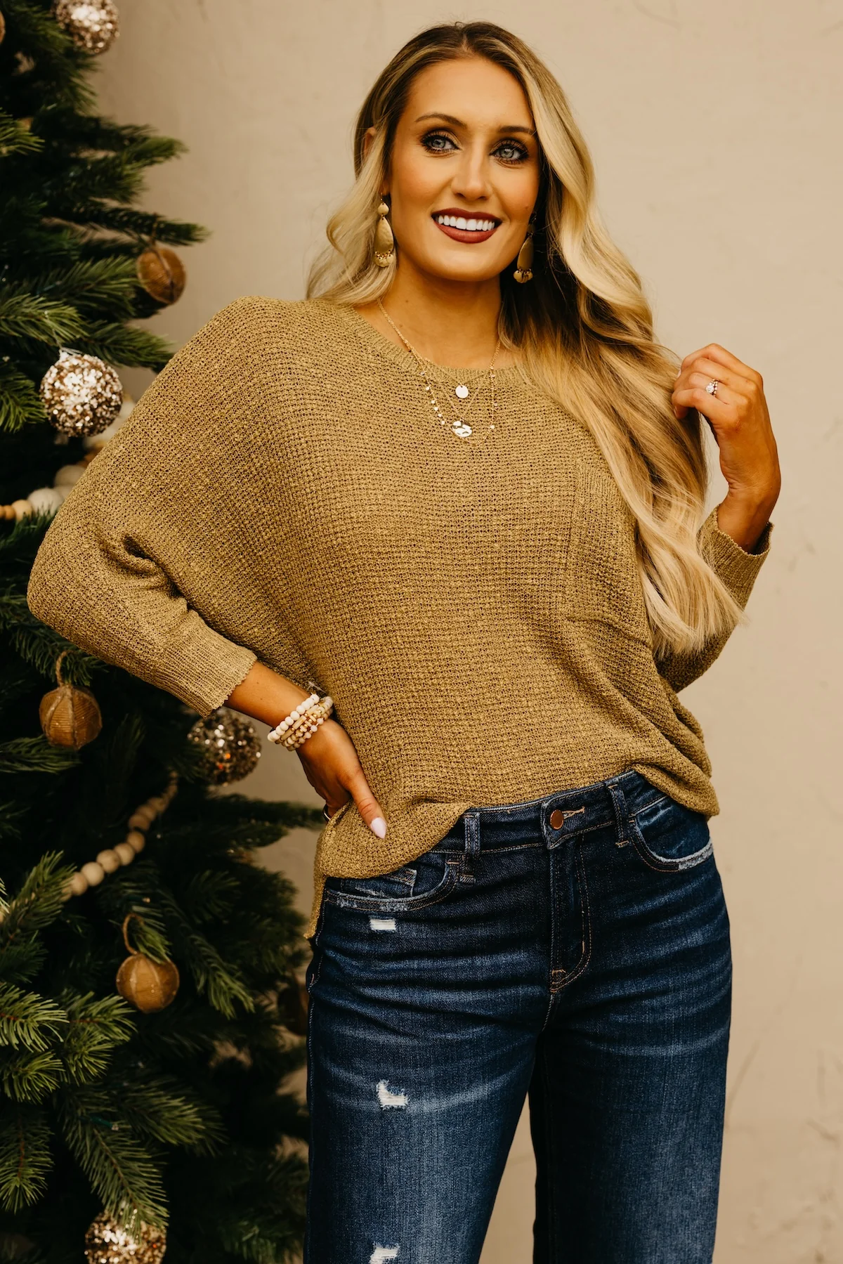 The Norma Dolman Sleeve Pocket Sweater - Image 7