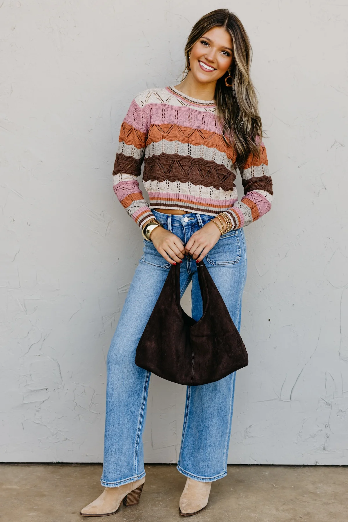 The Nova Wavy Striped Sweater - Image 11