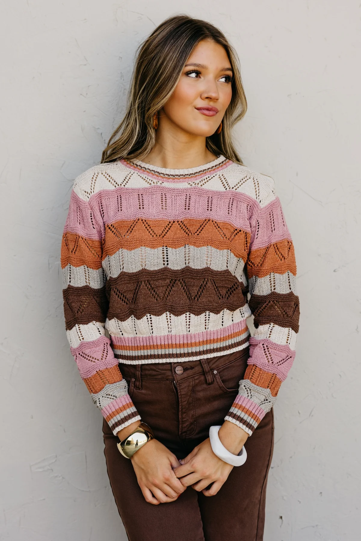 The Nova Wavy Striped Sweater - Image 6