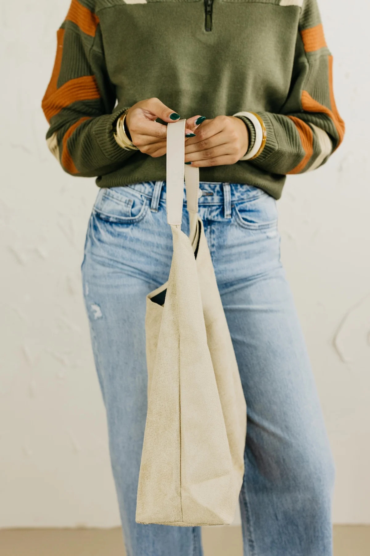 The Olyvia Suede Shoulder Bag - Image 2