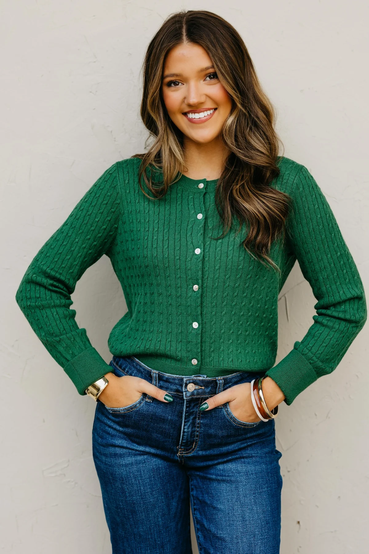 The Osbourne Cable Knit Sweater Cardigan - Image 4