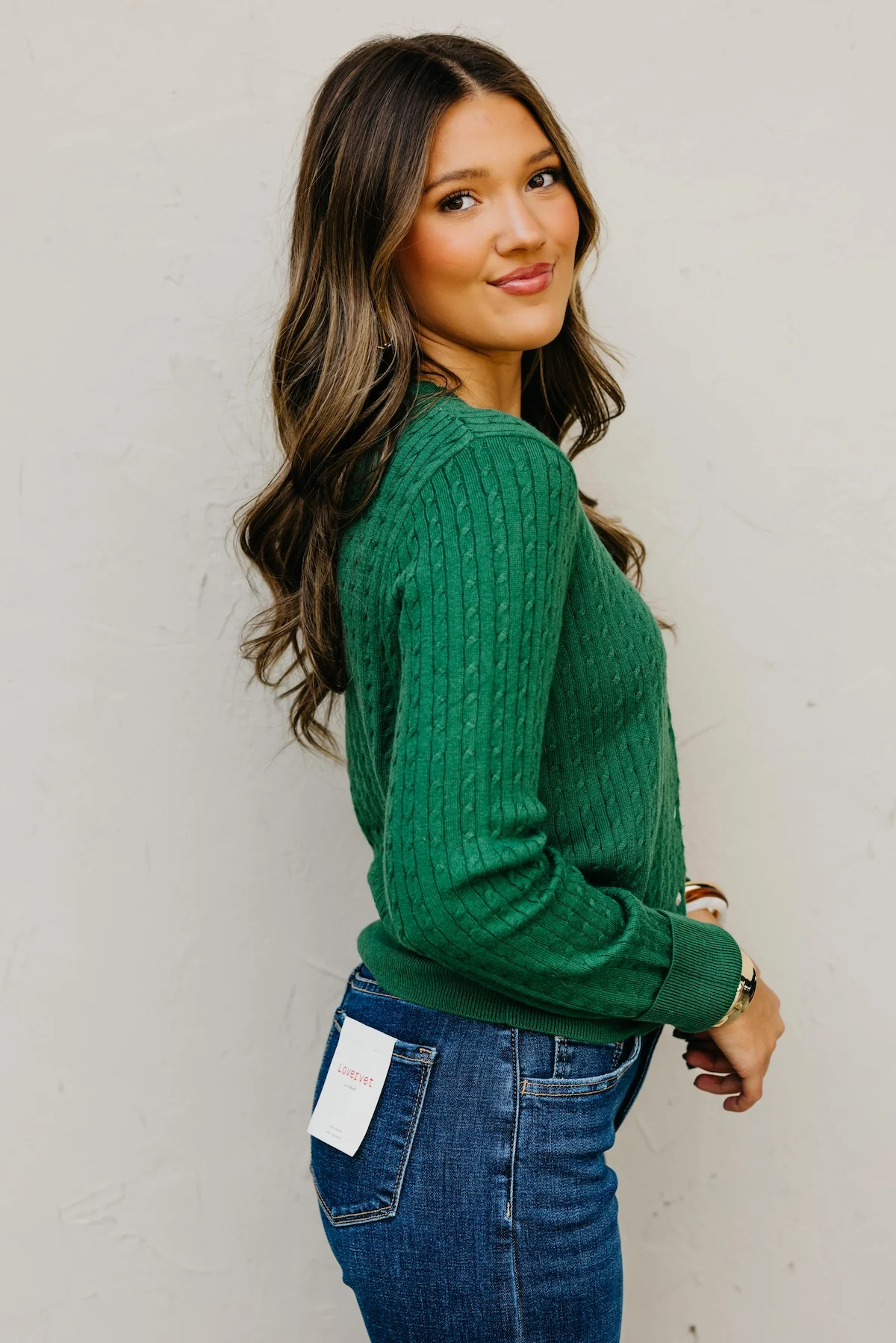 The Osbourne Cable Knit Sweater Cardigan - Image 9