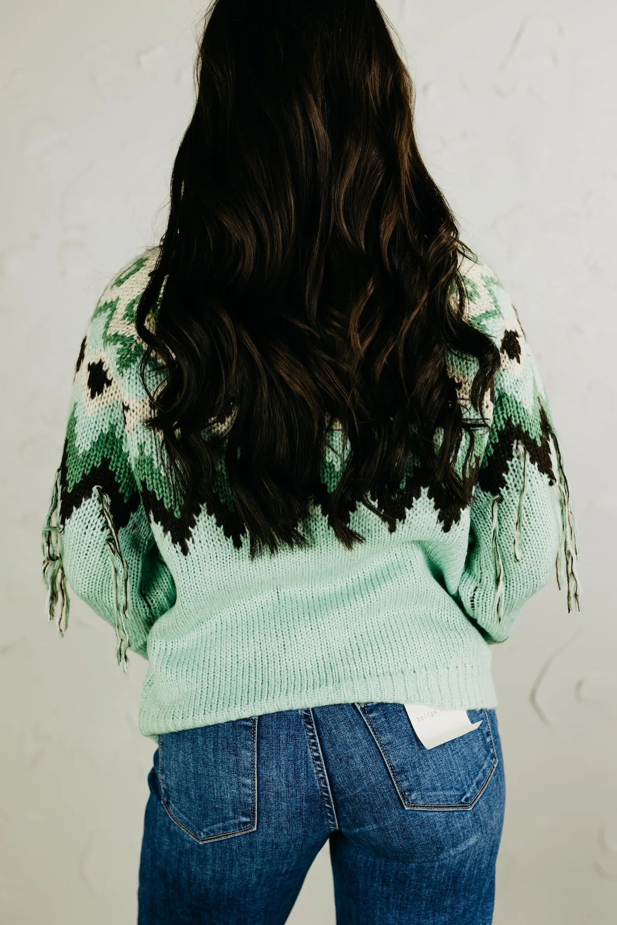 The Parker Nordic Fringe Sweater - Image 8