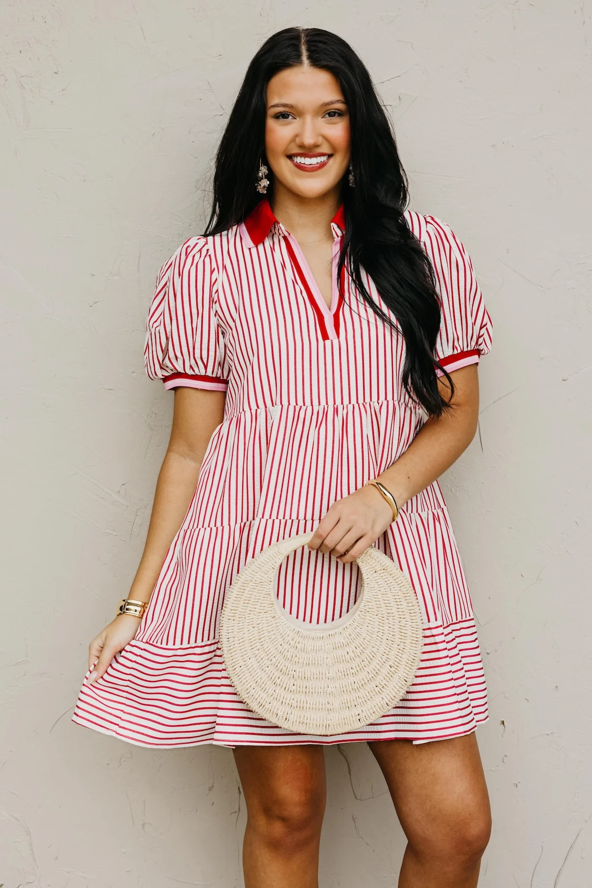 The Patrick Puff Sleeve Mini Dress